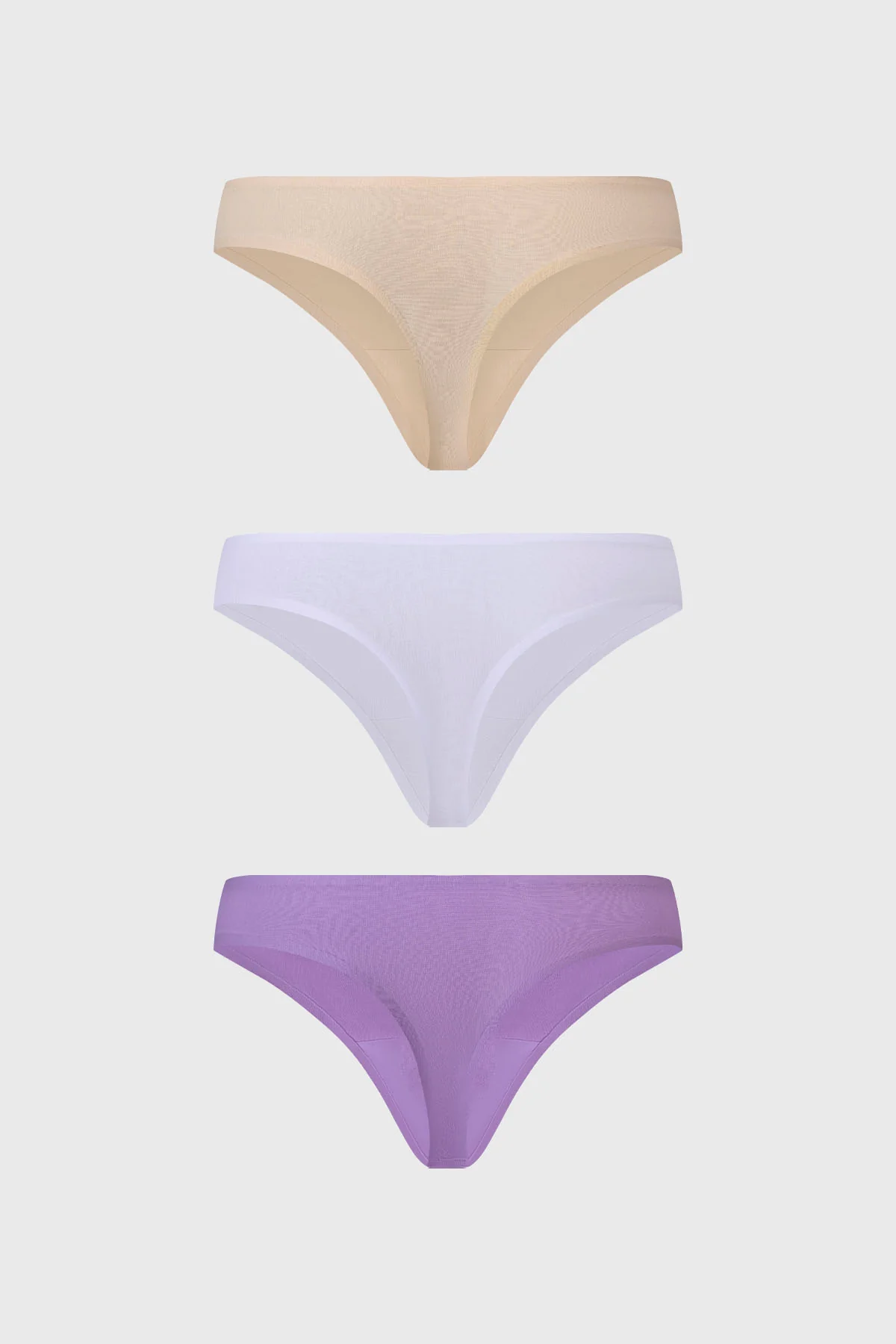 Calzón Mujer Tripack Colaless Lila - Image 2