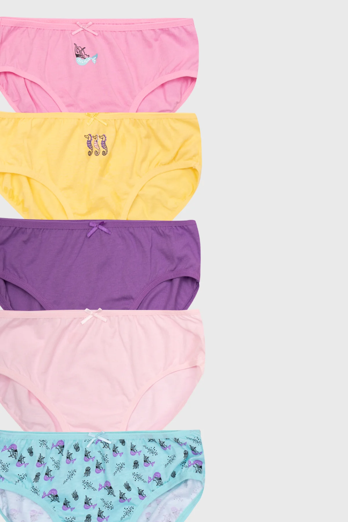 Calzón Niña 5 Pack Full Print Mini Print Fucsia - Image 2