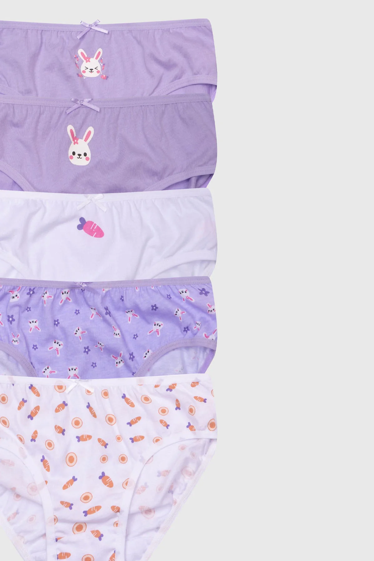 Calzón Niña 5 Pack Full Print Mini Print Lila - Image 2