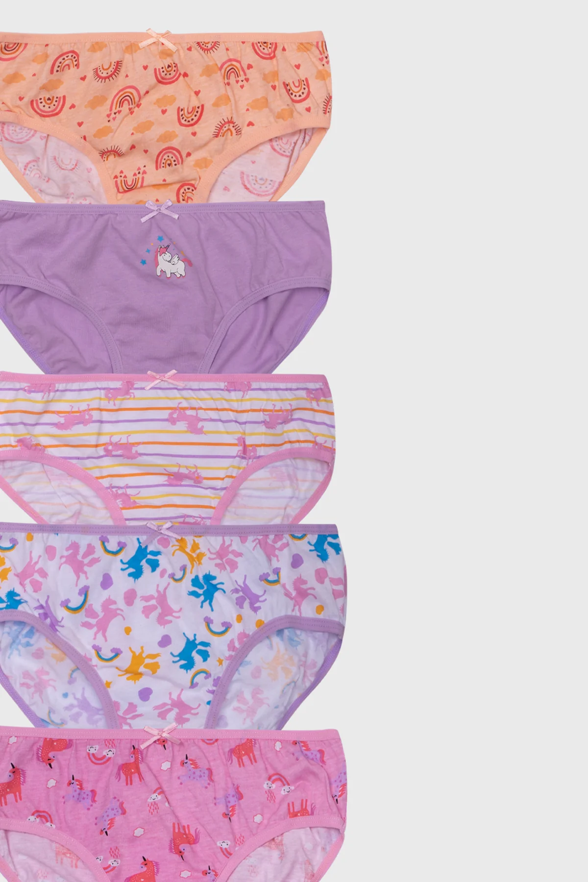 Calzón Niña 5 Pack Full Print Mini Print Rosado - Image 2