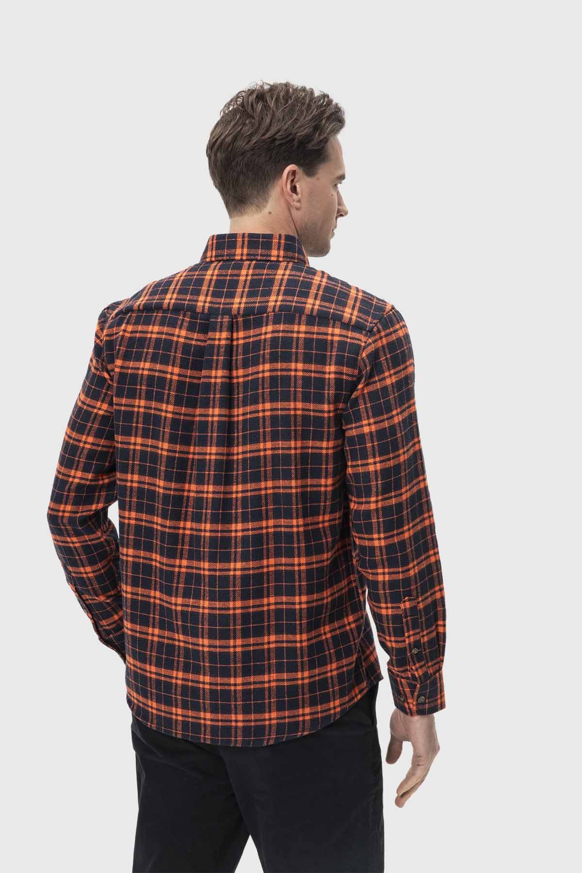 Camisa Hombre Básica Naranjo - Image 3
