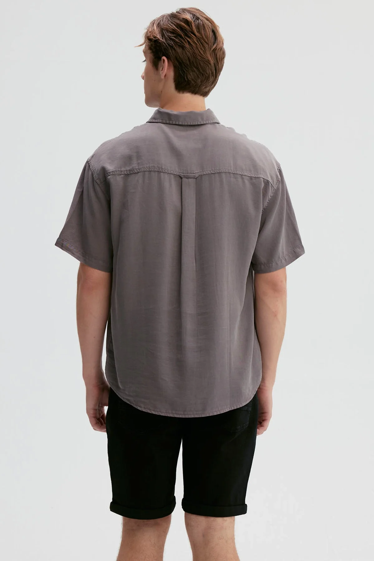 Camisa Hombre Clásica Gris - Image 3