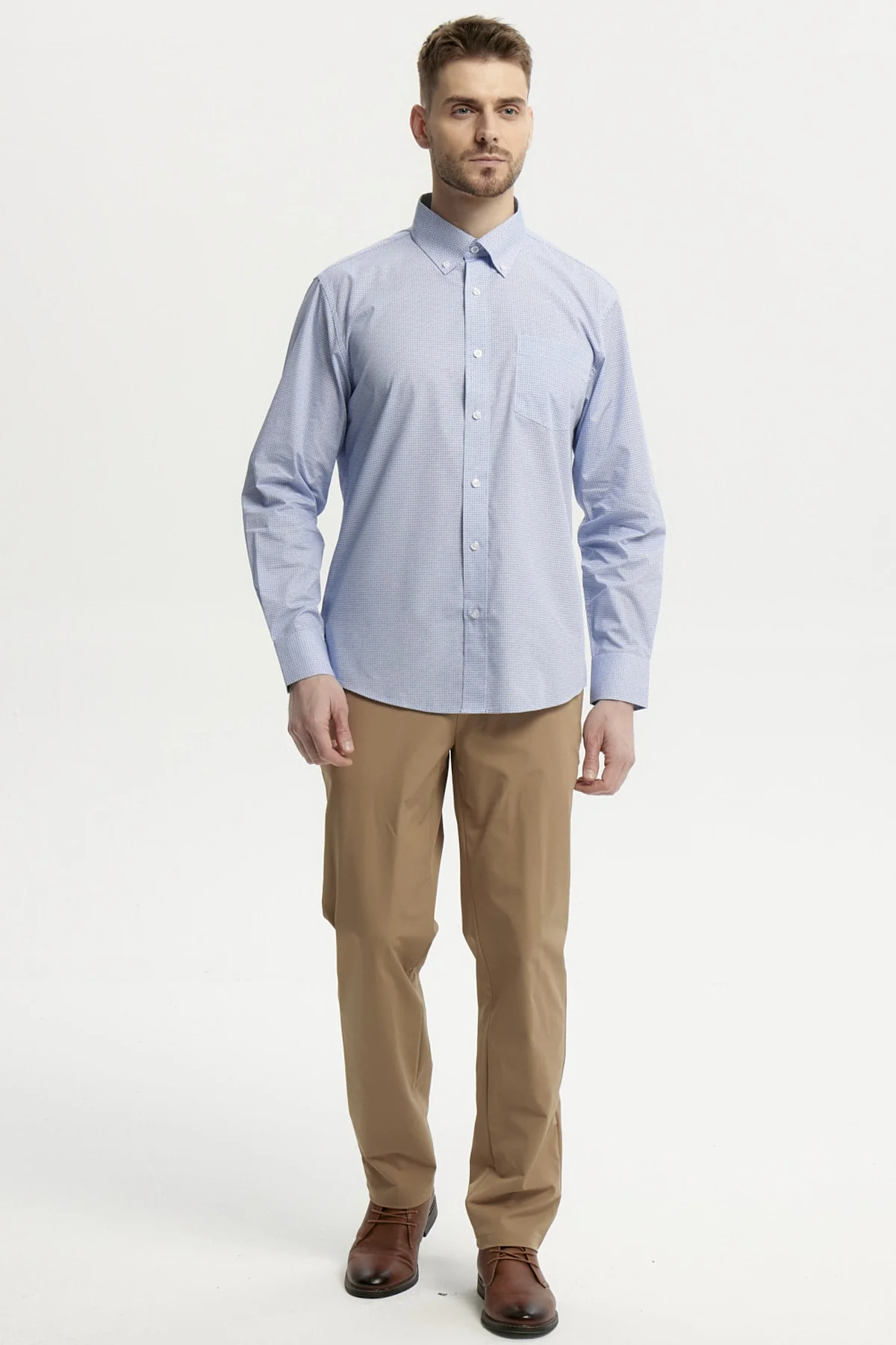 Camisa Hombre Fantasía Azul - Image 4