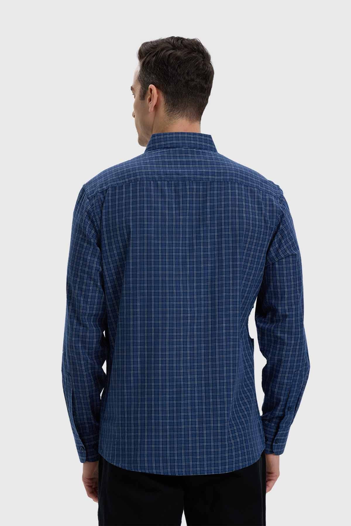 Camisa Hombre Fantasía Azul - Image 3