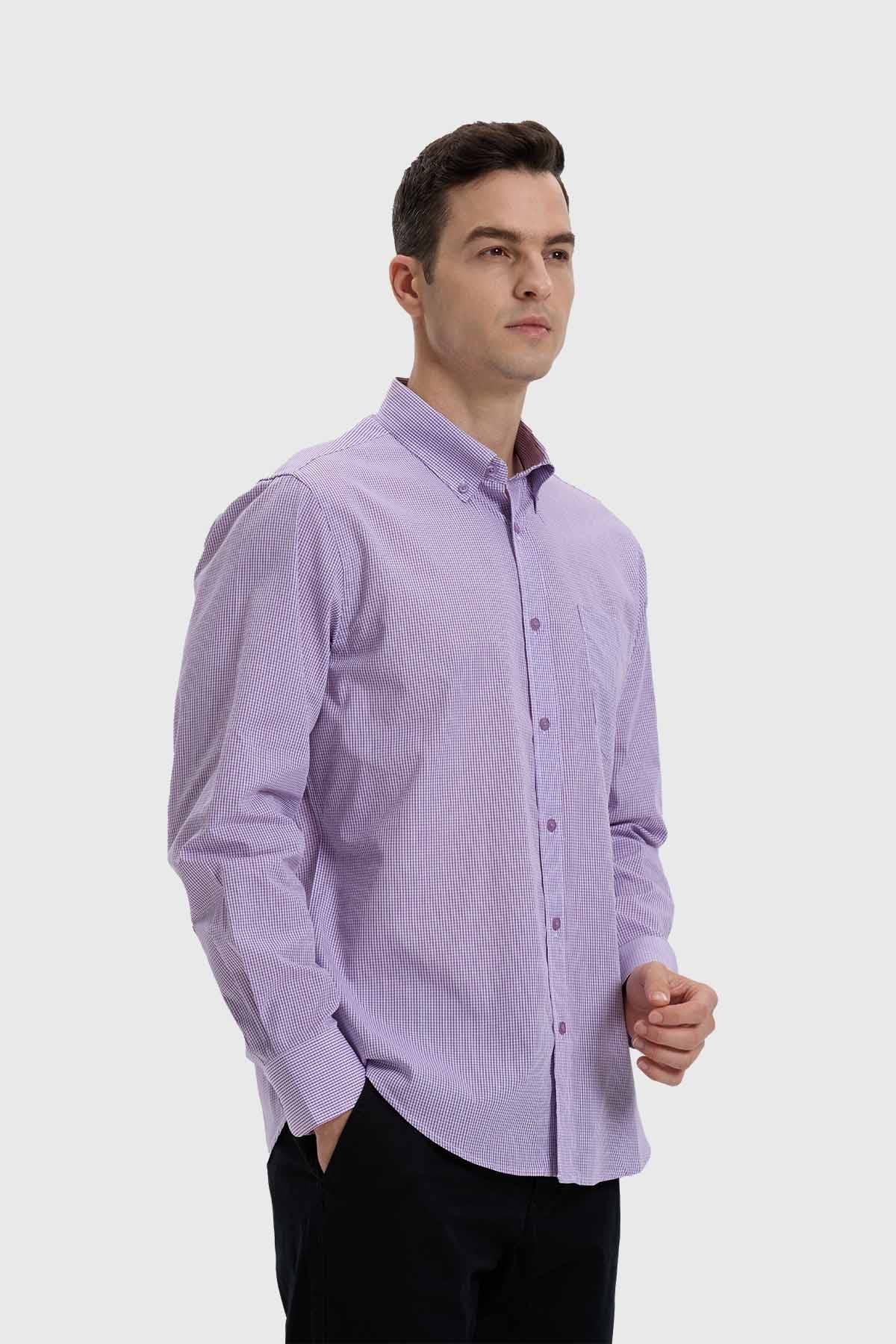 Camisa Hombre Fantasía Lila - Image 2