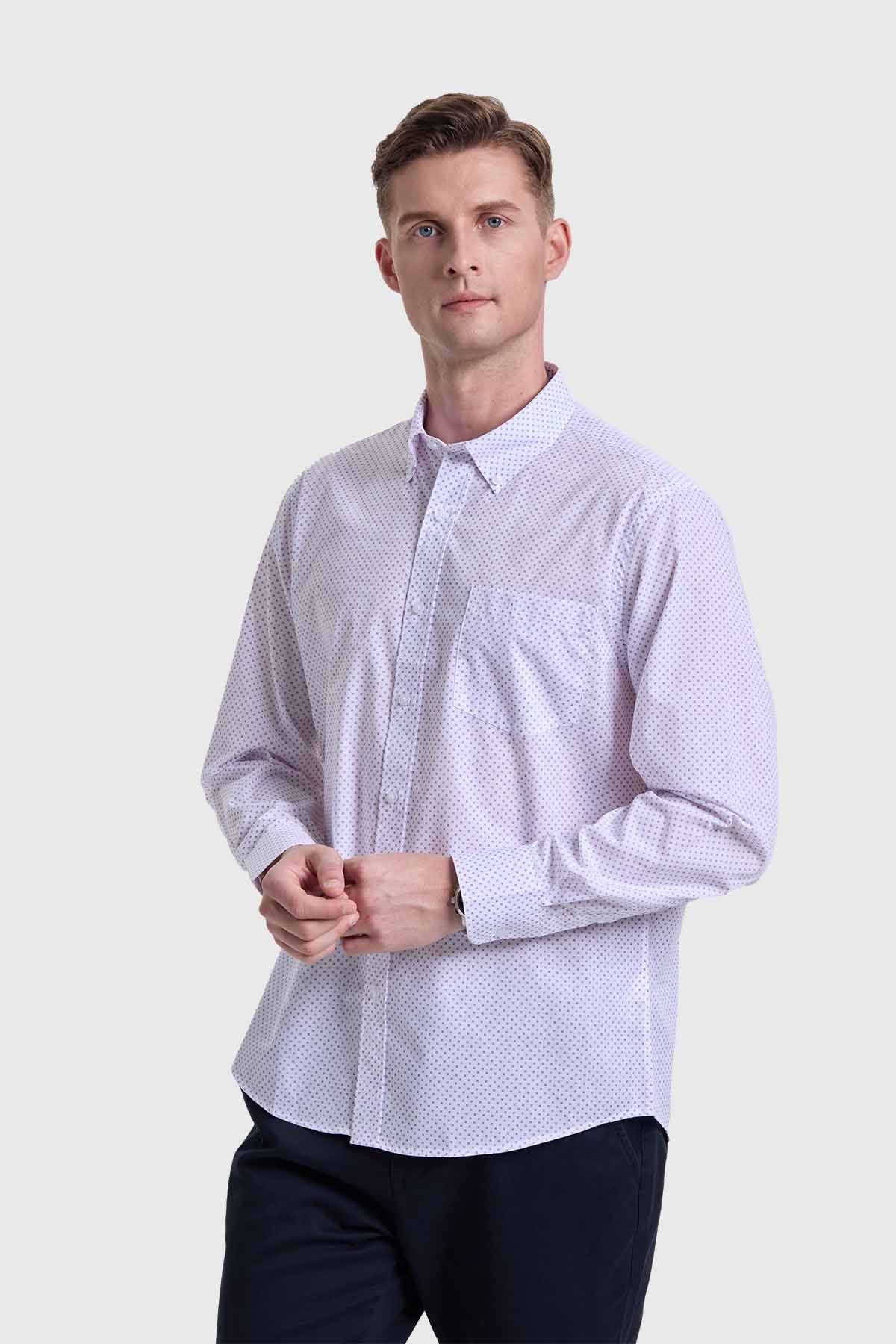 Camisa Hombre Fantasía Morado - Image 2