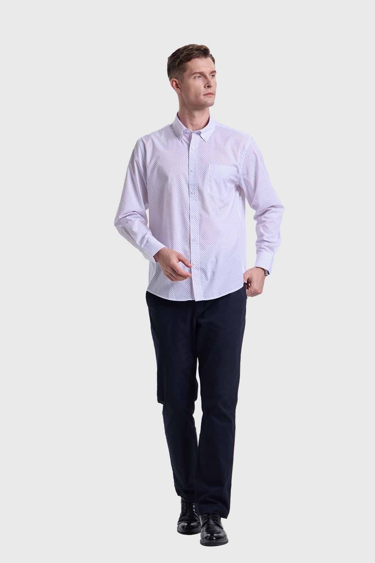 Camisa Hombre Fantasía Morado - Image 4