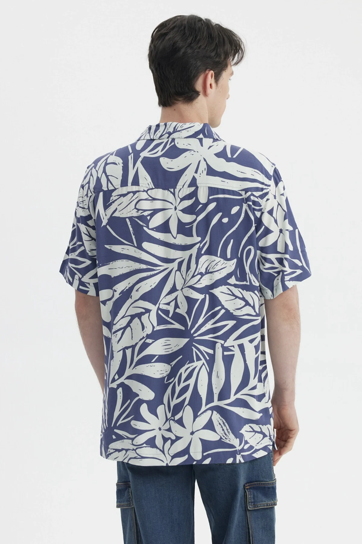 Camisa Hombre Full Rapport Azul Piedra - Image 3