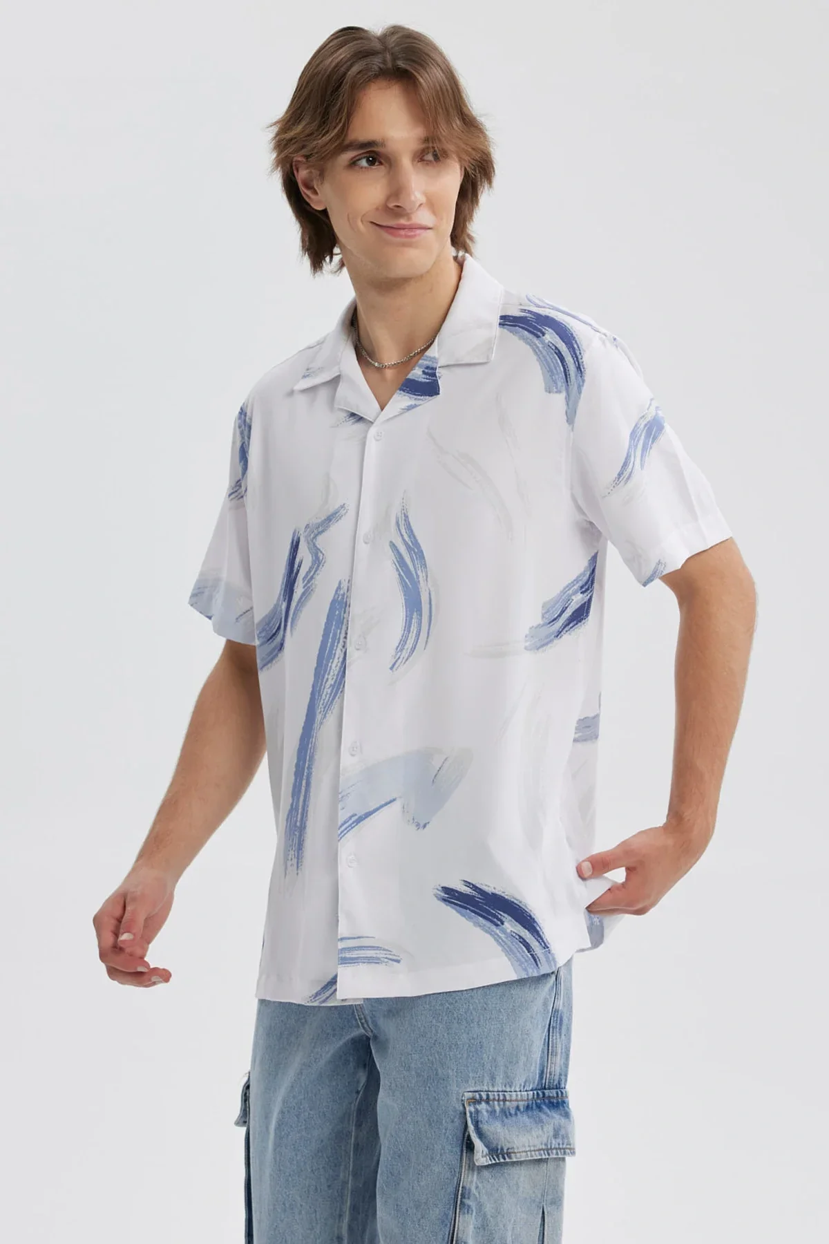 Camisa Hombre Full Rapport Blanco - Image 2