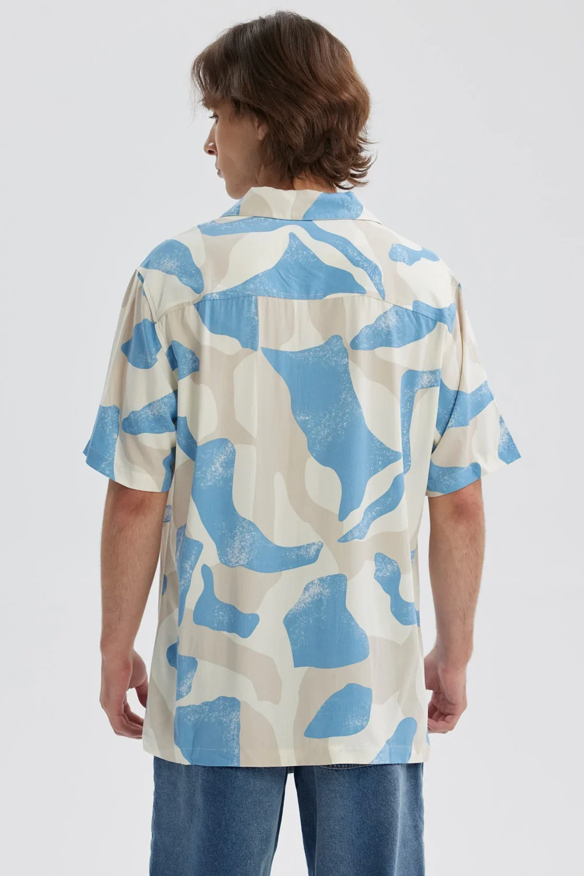 Camisa Hombre Full Rapport Celeste - Image 3