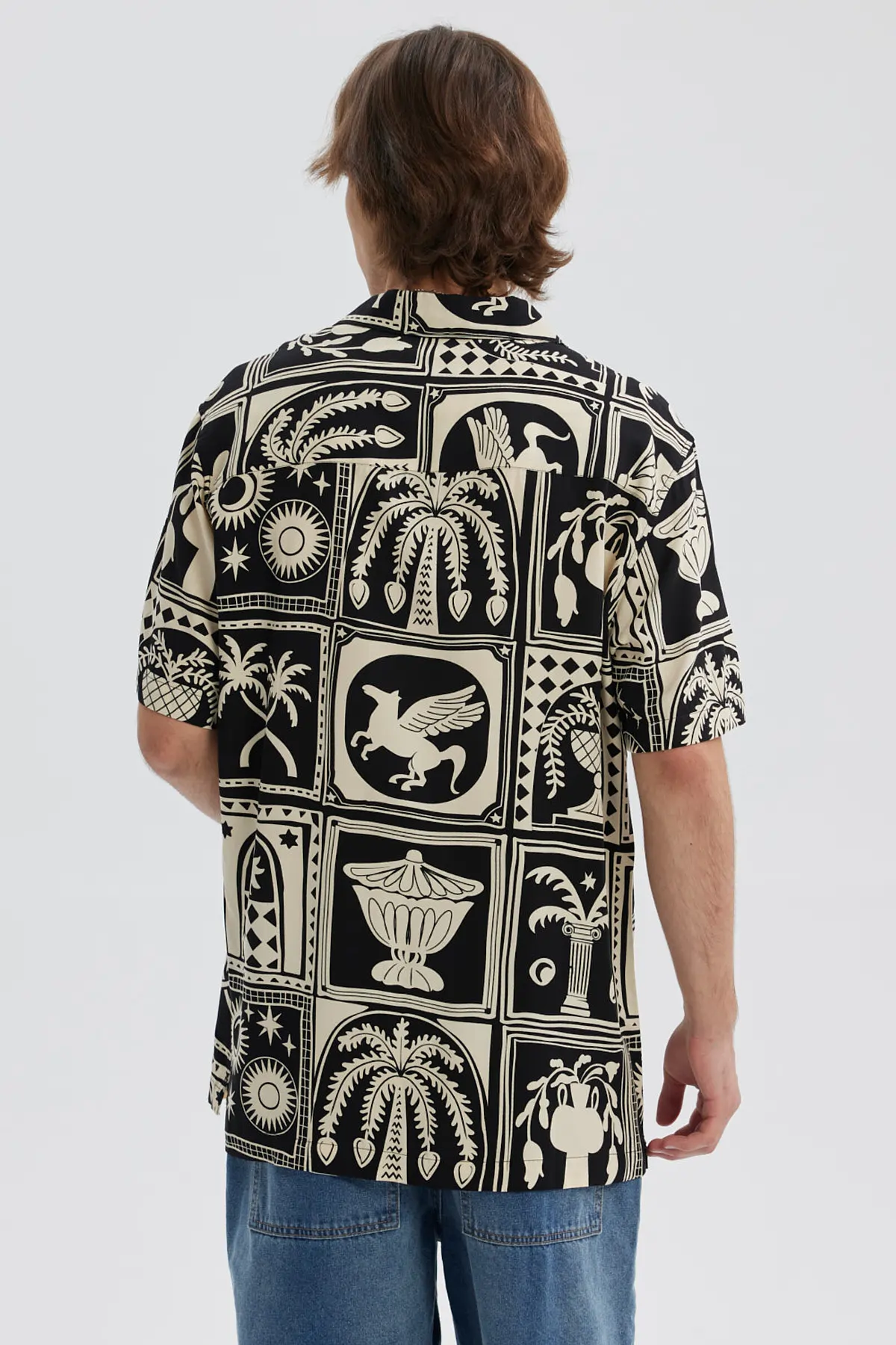 Camisa Hombre Full Rapport Negro - Image 3