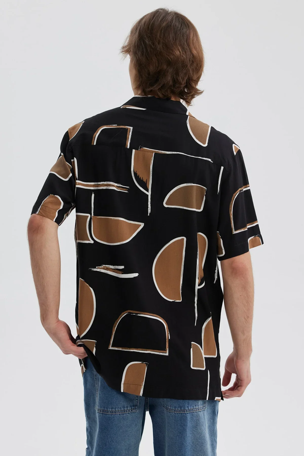 Camisa Hombre Full Rapport Negro - Image 3