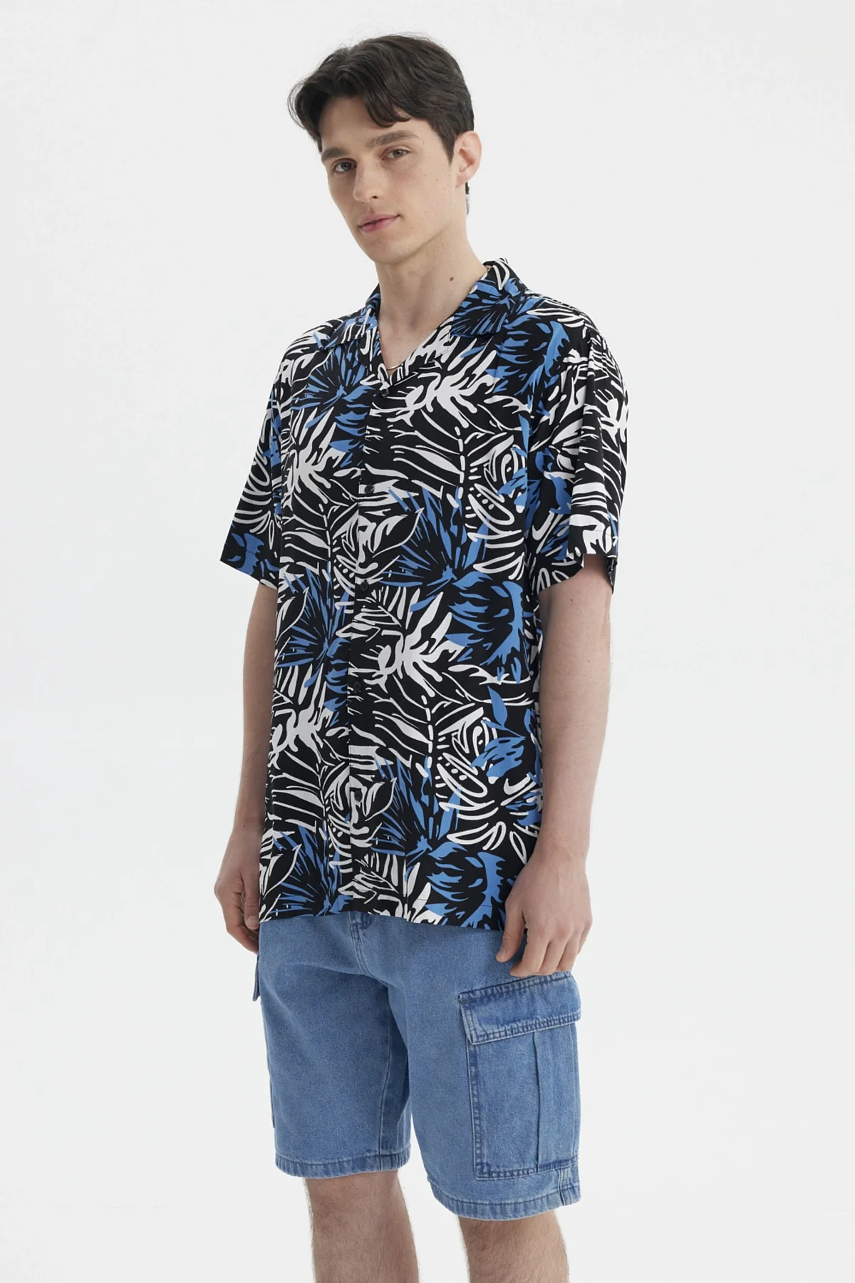 Camisa Hombre Full Rapport Negro - Image 2