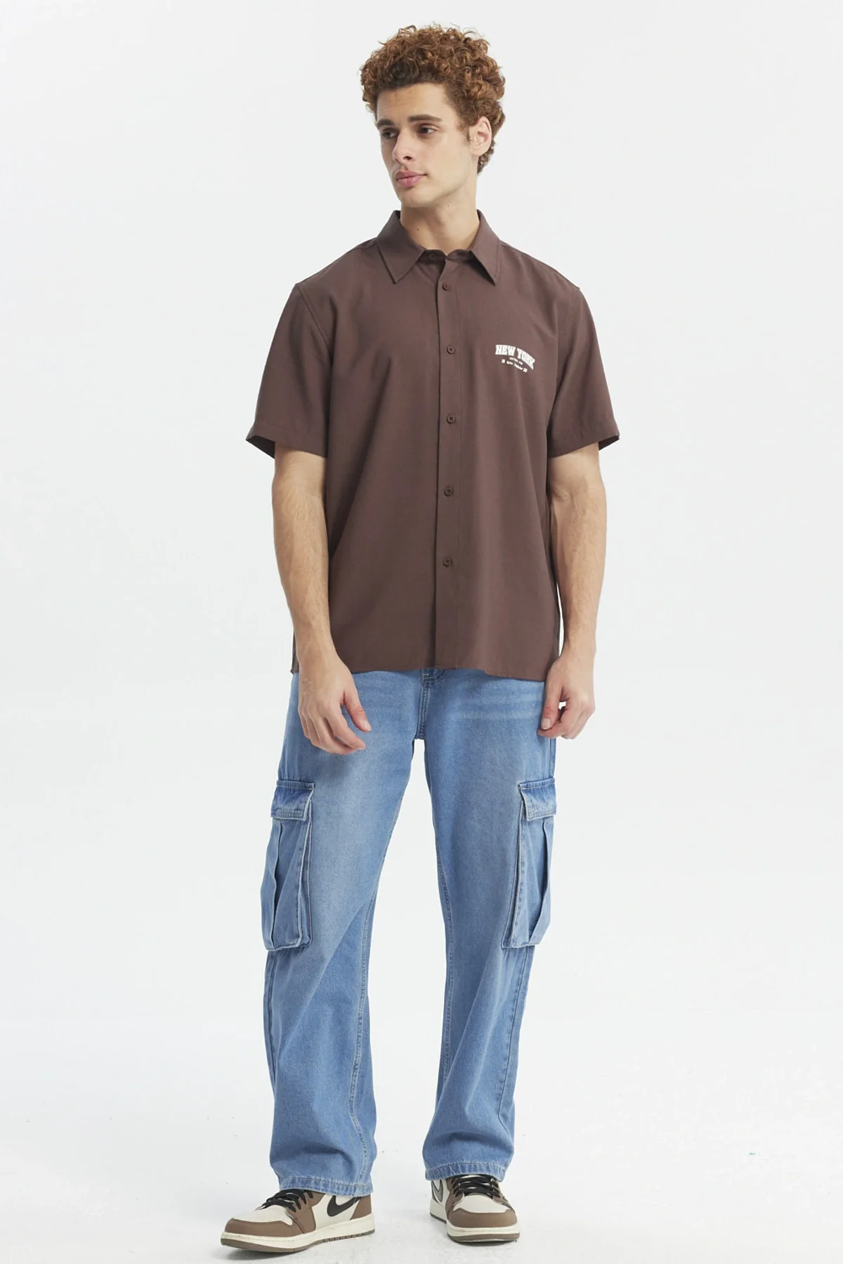 Camisa Hombre Oversize City Chocolate - Image 3