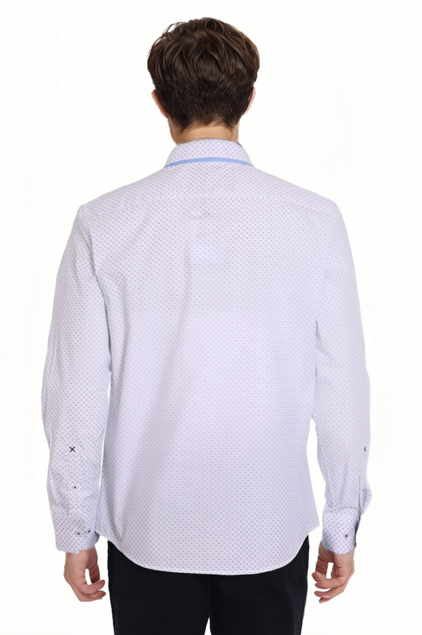 Camisa Hombre Print Blanco - Image 3