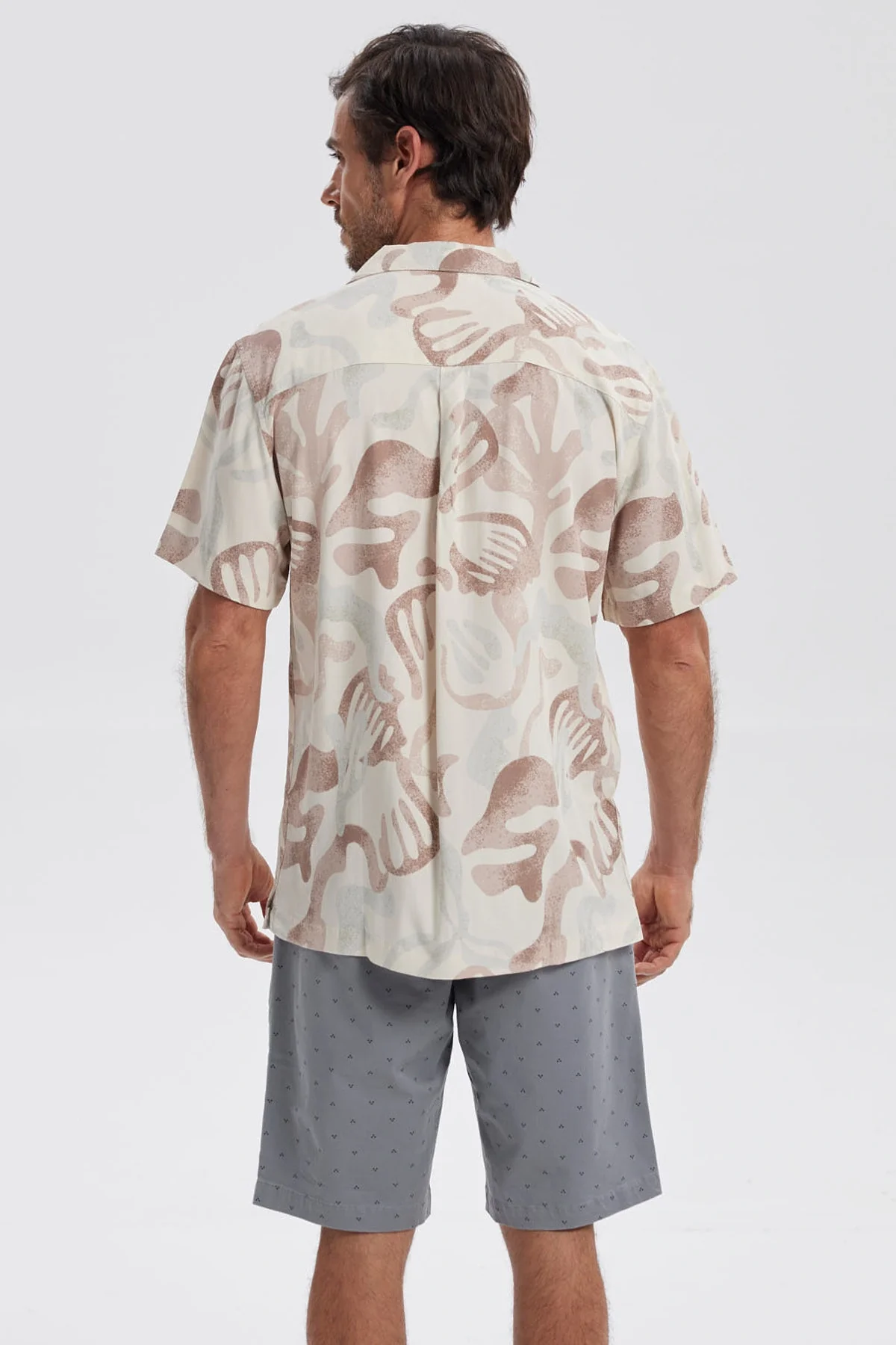 Camisa Hombre Print Blanco - Image 3