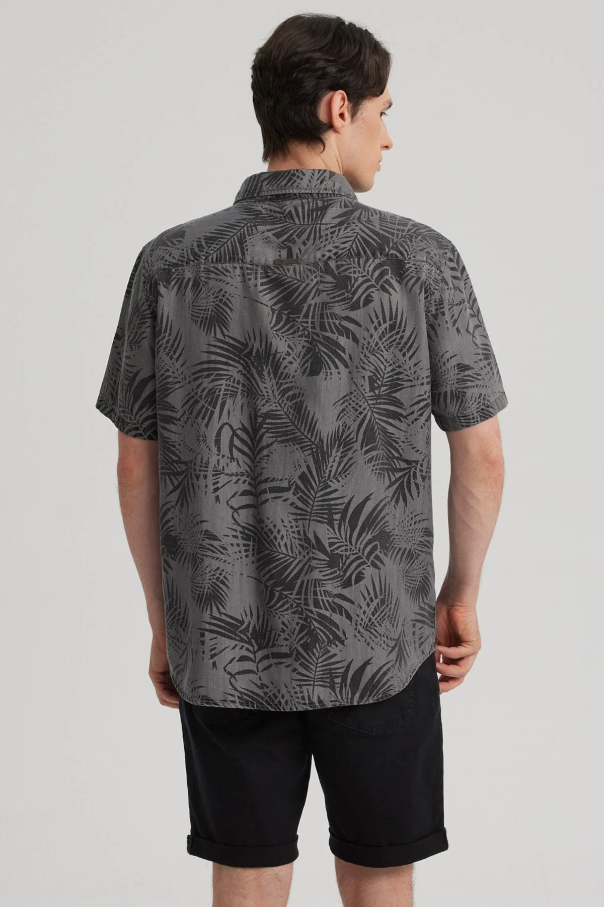 Camisa Hombre Print Gris Claro - Image 3