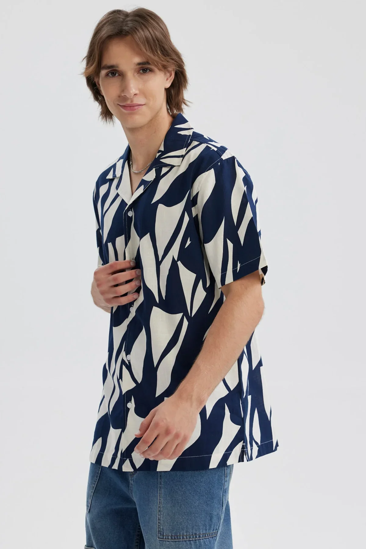 Camisa Hombre Rapport Azul - Image 2