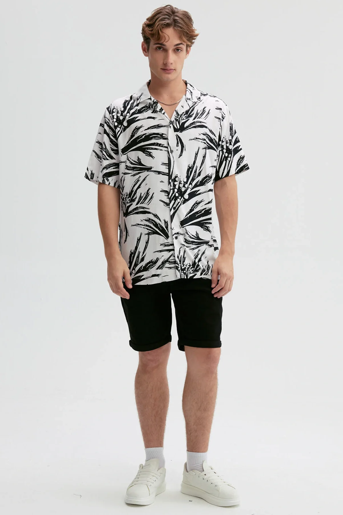 Camisa Hombre Rapport Blanco - Image 4