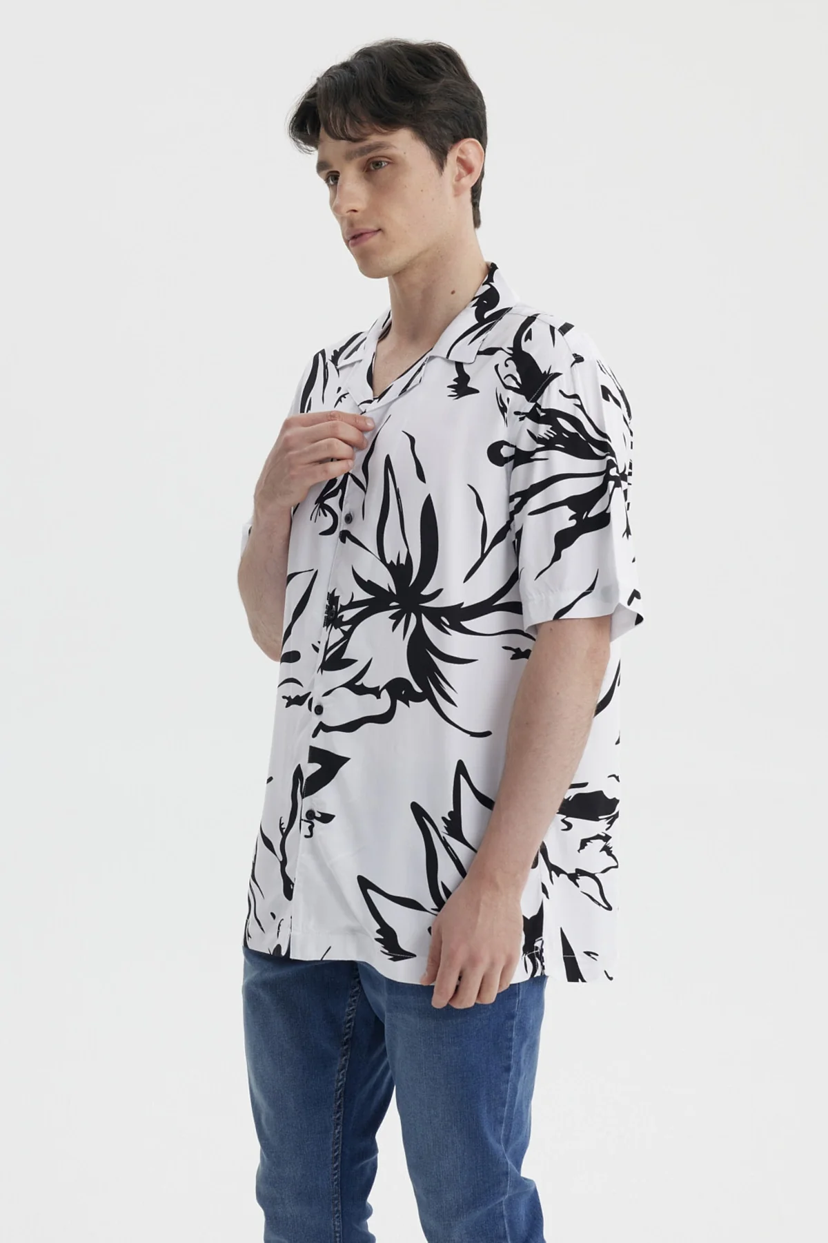 Camisa Hombre Rapport Blanco - Image 2