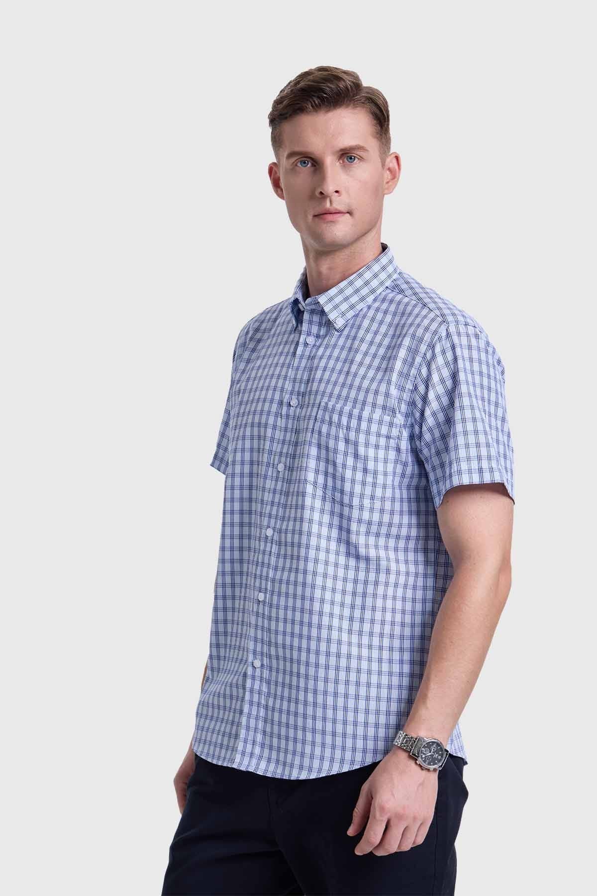Camisa Hombre Casual Celeste - Image 2
