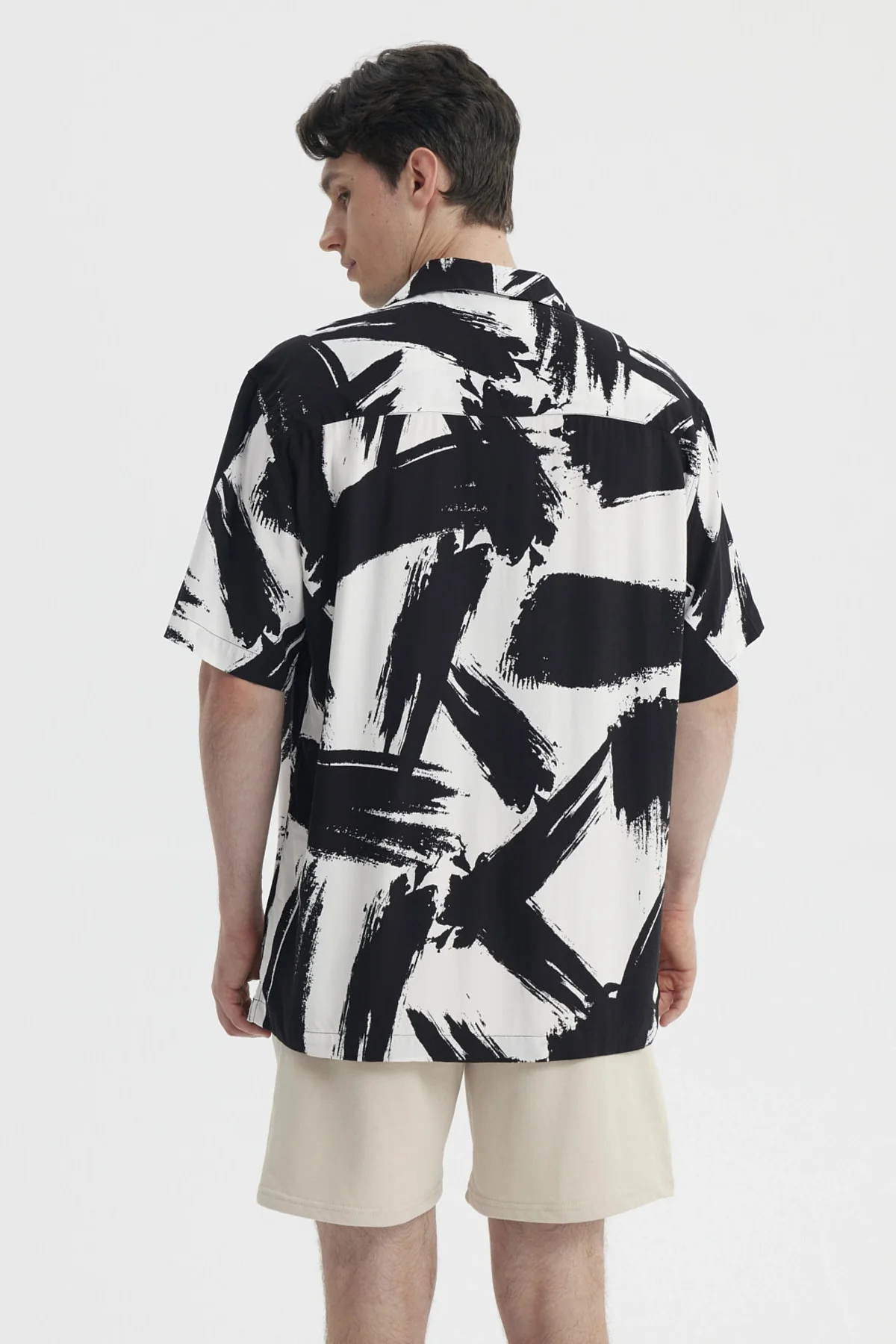 Camisa Hombre Rapport Negro - Image 3