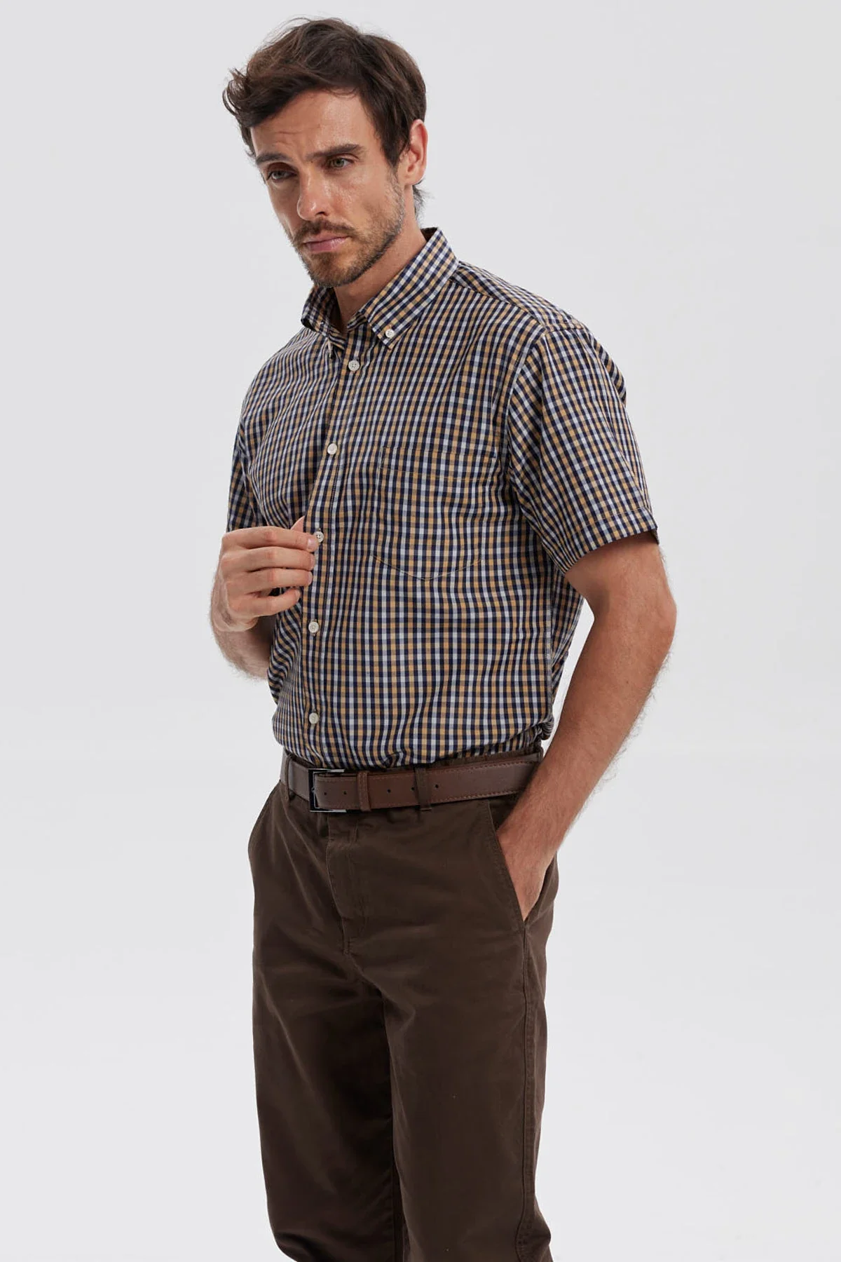 Camisa Hombre Rapport Regalo Amarillo - Image 2