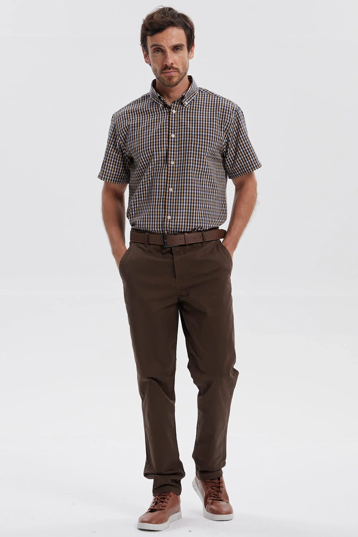 Camisa Hombre Rapport Regalo Amarillo - Image 4