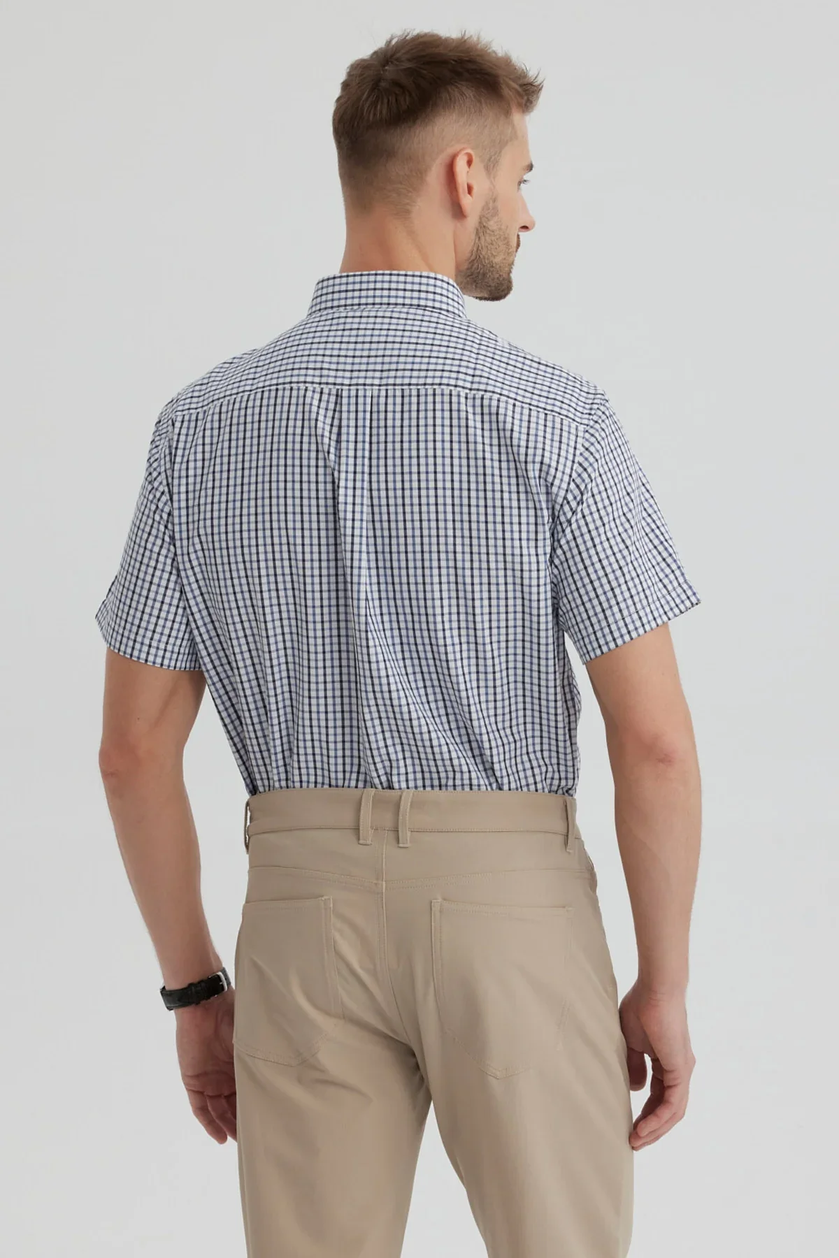 Camisa Hombre Rapport Regalo Azul - Image 3