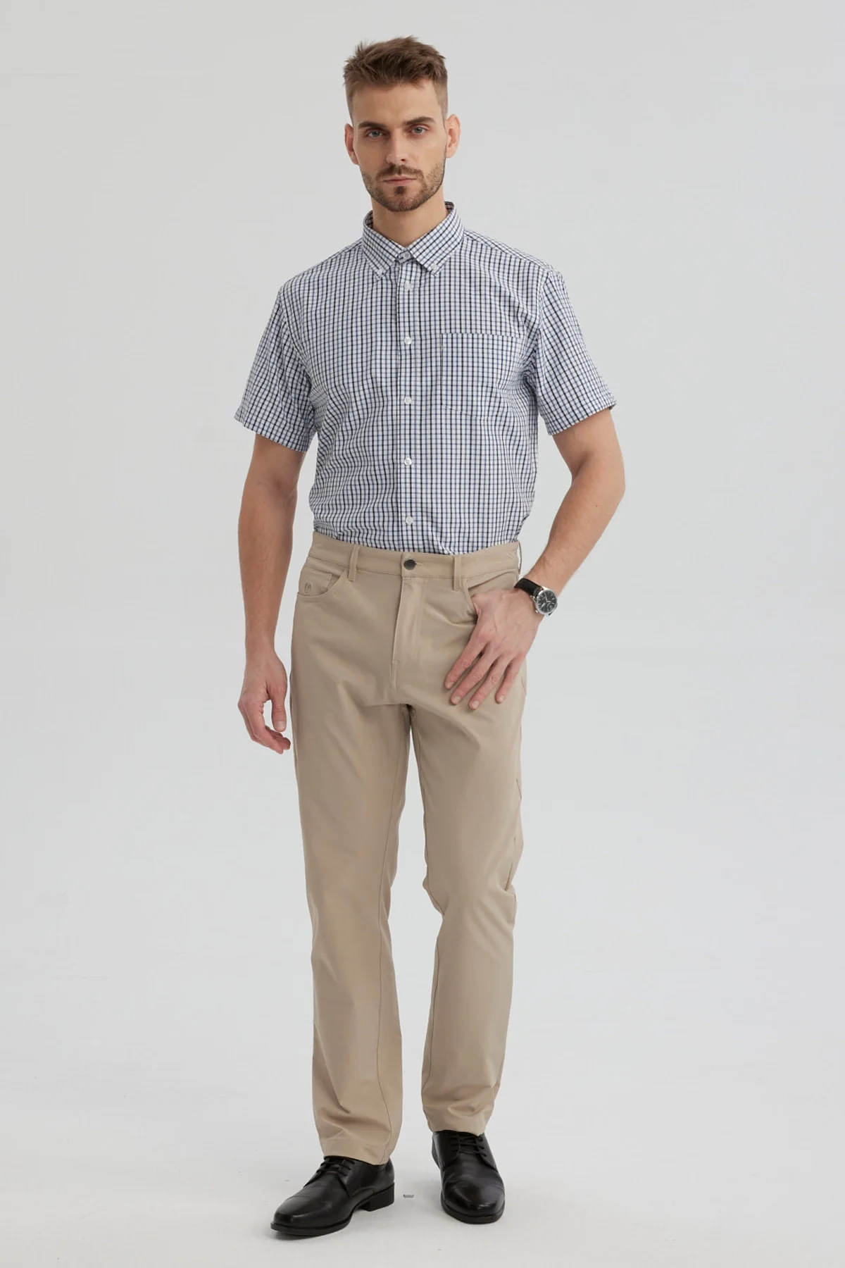 Camisa Hombre Rapport Regalo Azul - Image 4