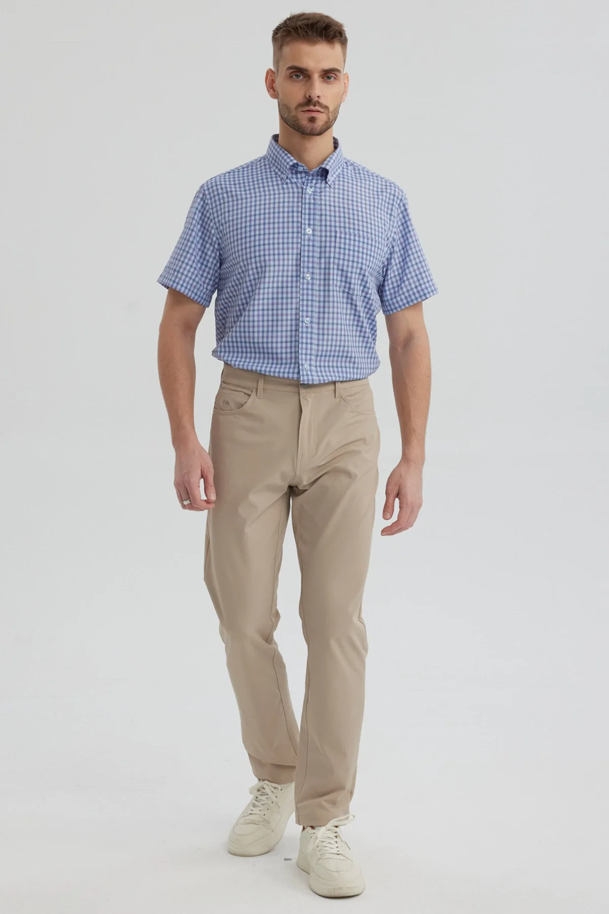 Camisa Hombre Rapport Regalo Azul Denim - Image 4