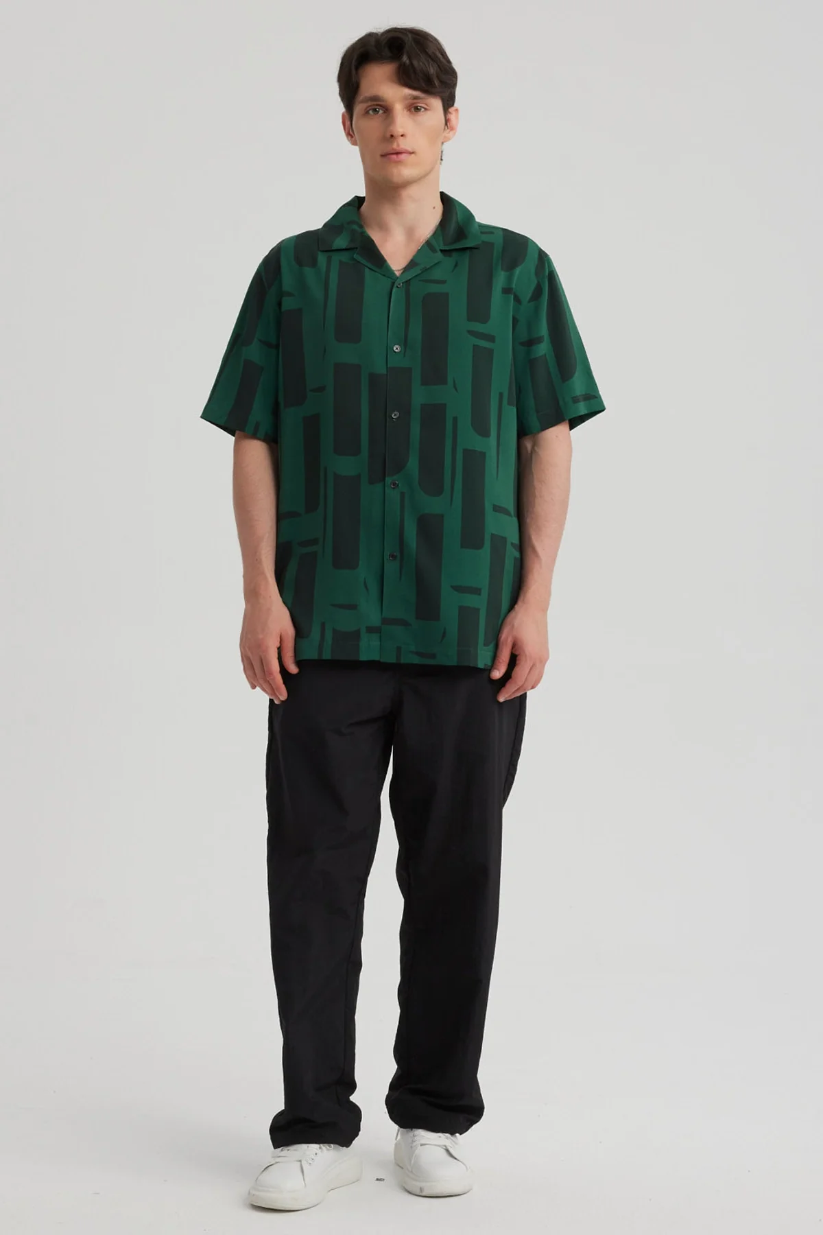 Camisa Hombre Rapport Verde - Image 4