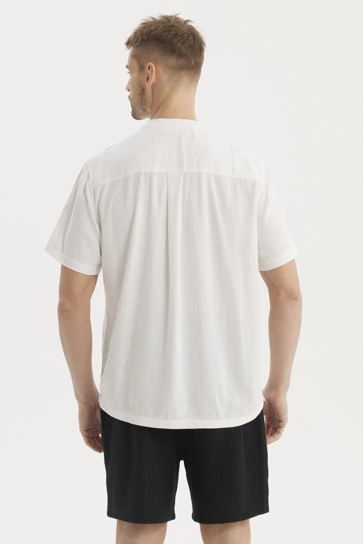 Camisa Hombre Slim Blanco - Image 3