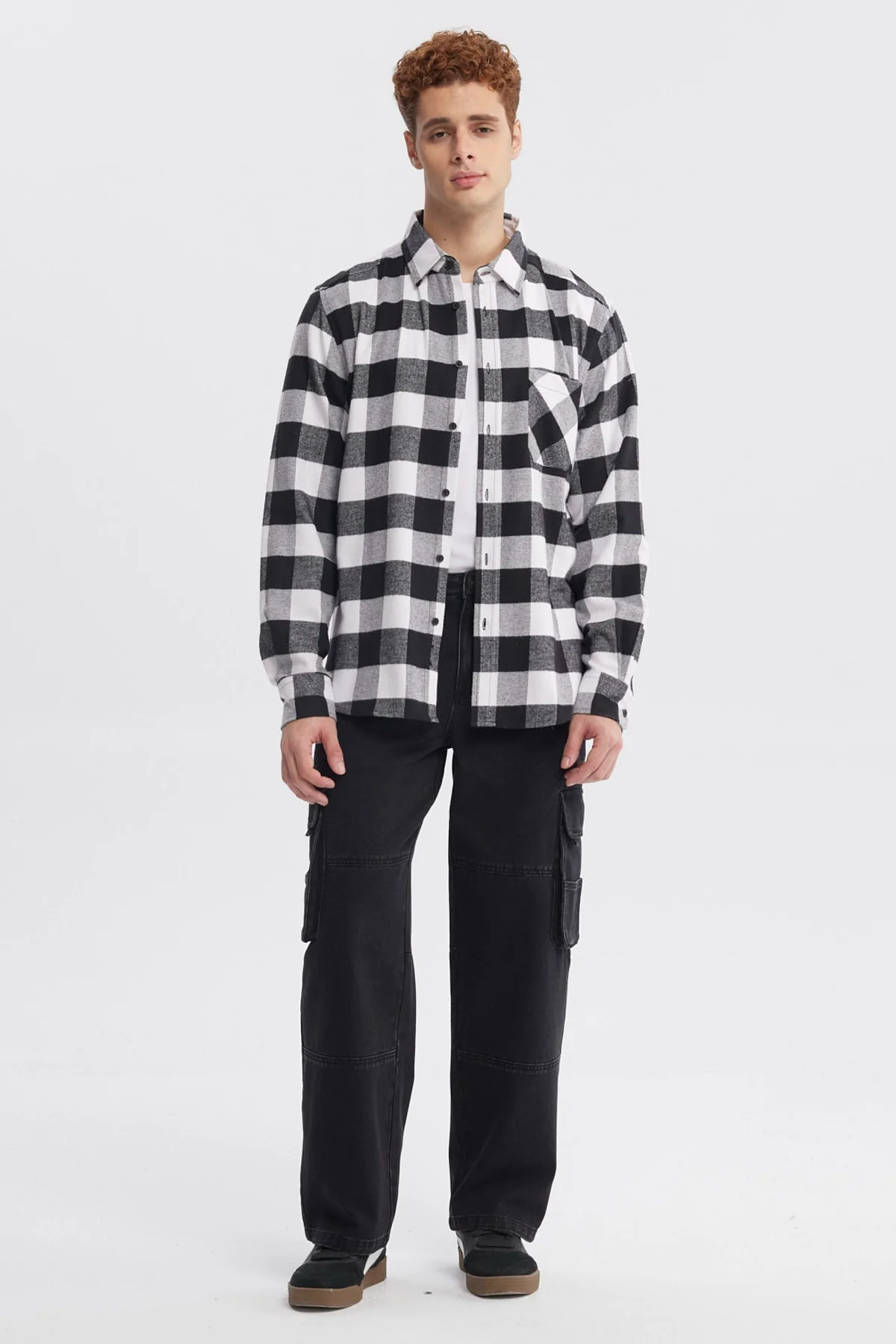 Camisa Hombre Slim Negro - Image 4