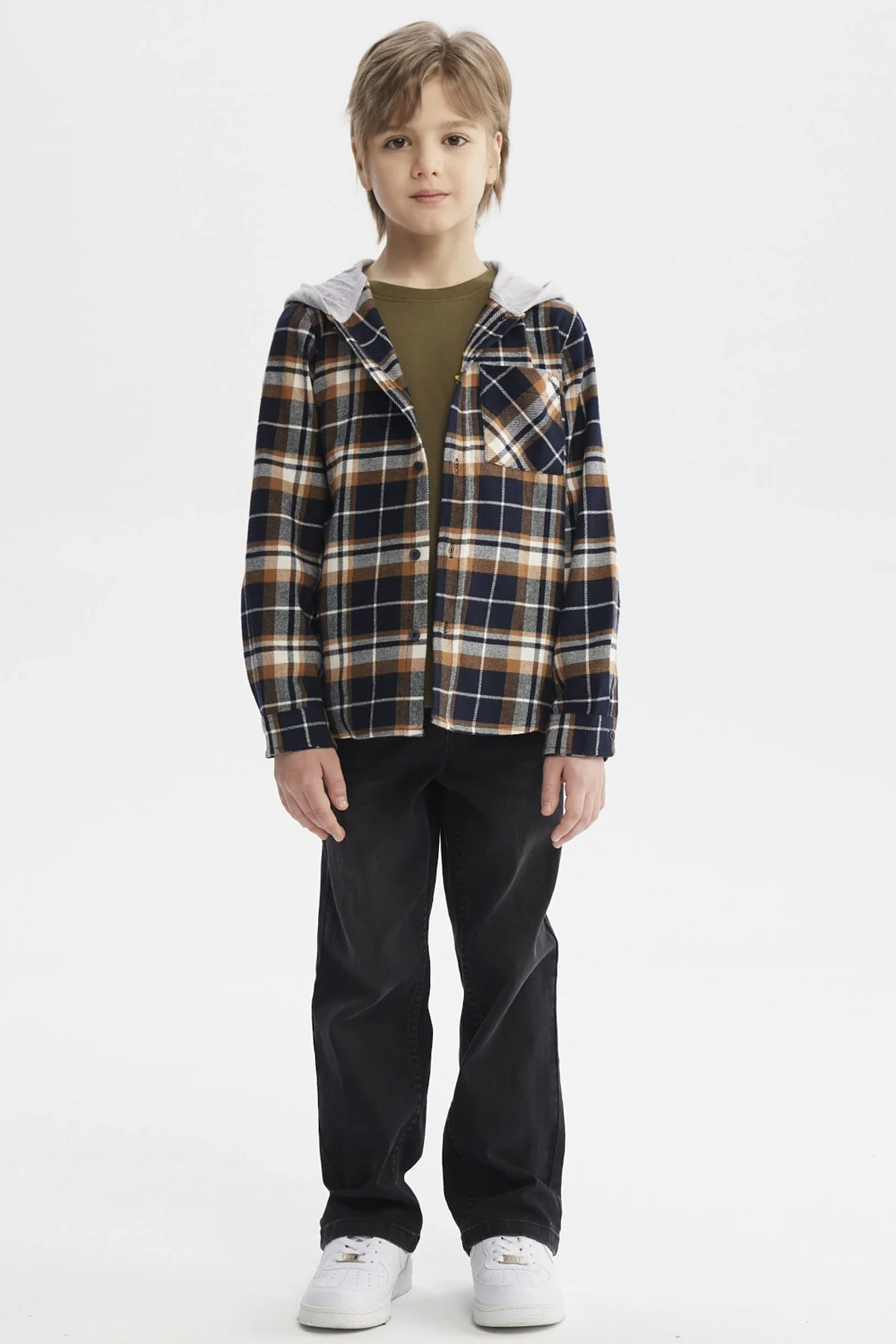 Camisa Niño Ancha Mostaza - Image 4