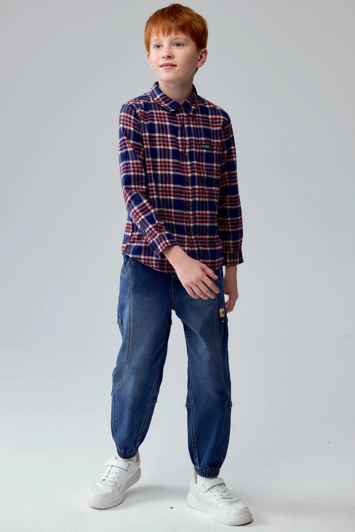 Camisa Niño Cuadrillé Azul - Image 4