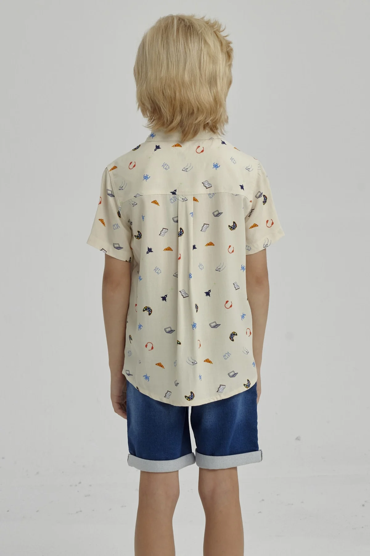 Camisa Niño Full Print Crudo - Image 3