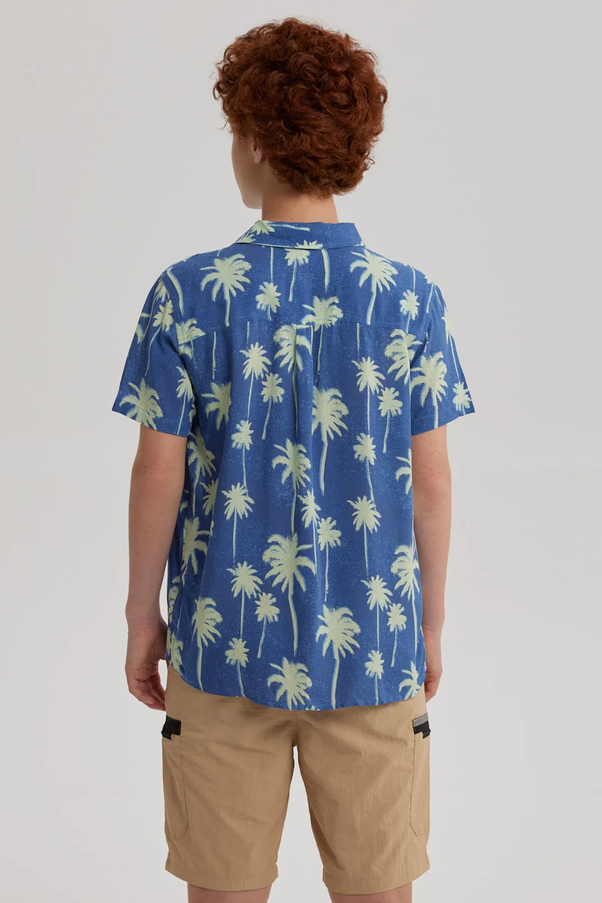 Camisa Niño Guayabera Azul - Image 3