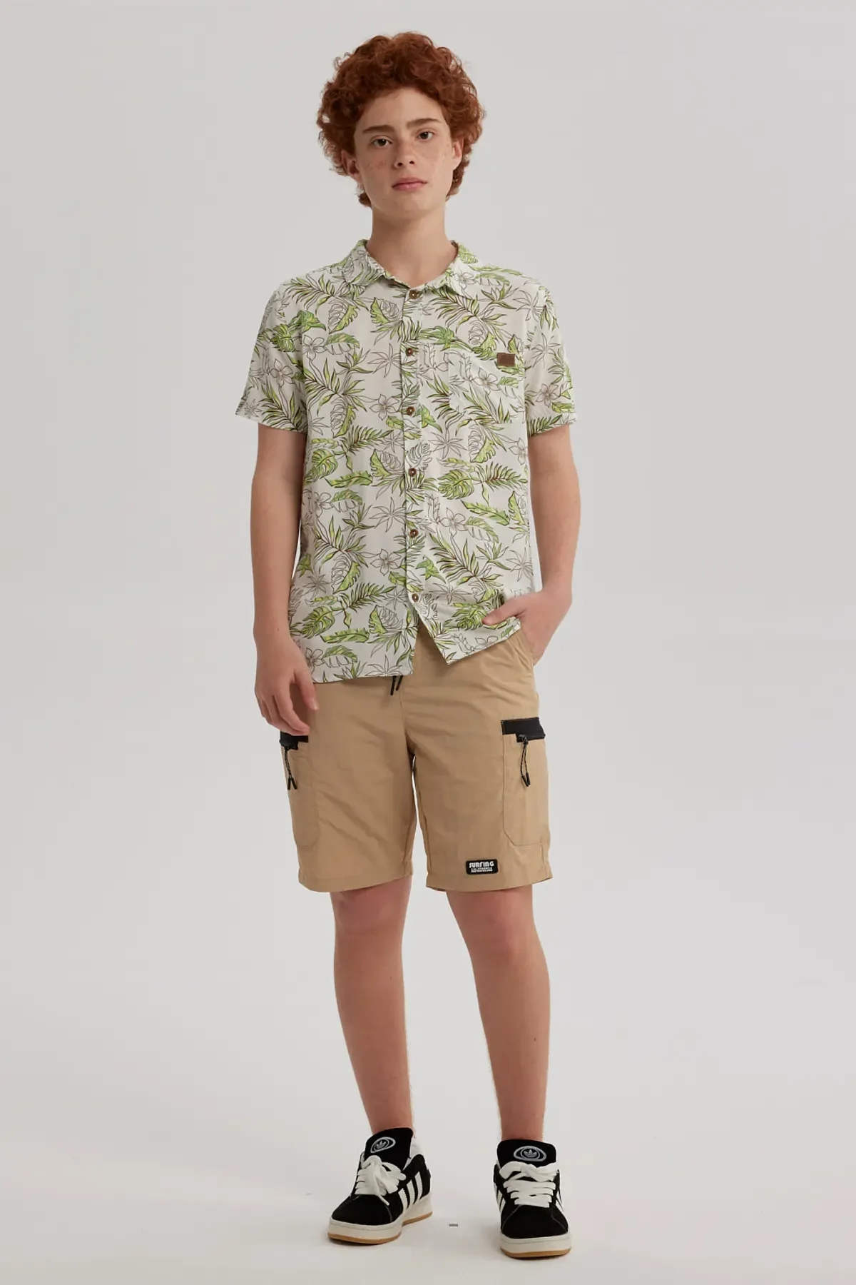 Camisa Niño Guayabera Crudo - Image 4