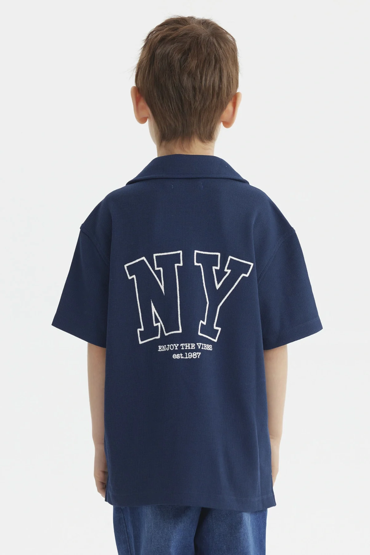 Camisa Niño Teen Azul - Image 2