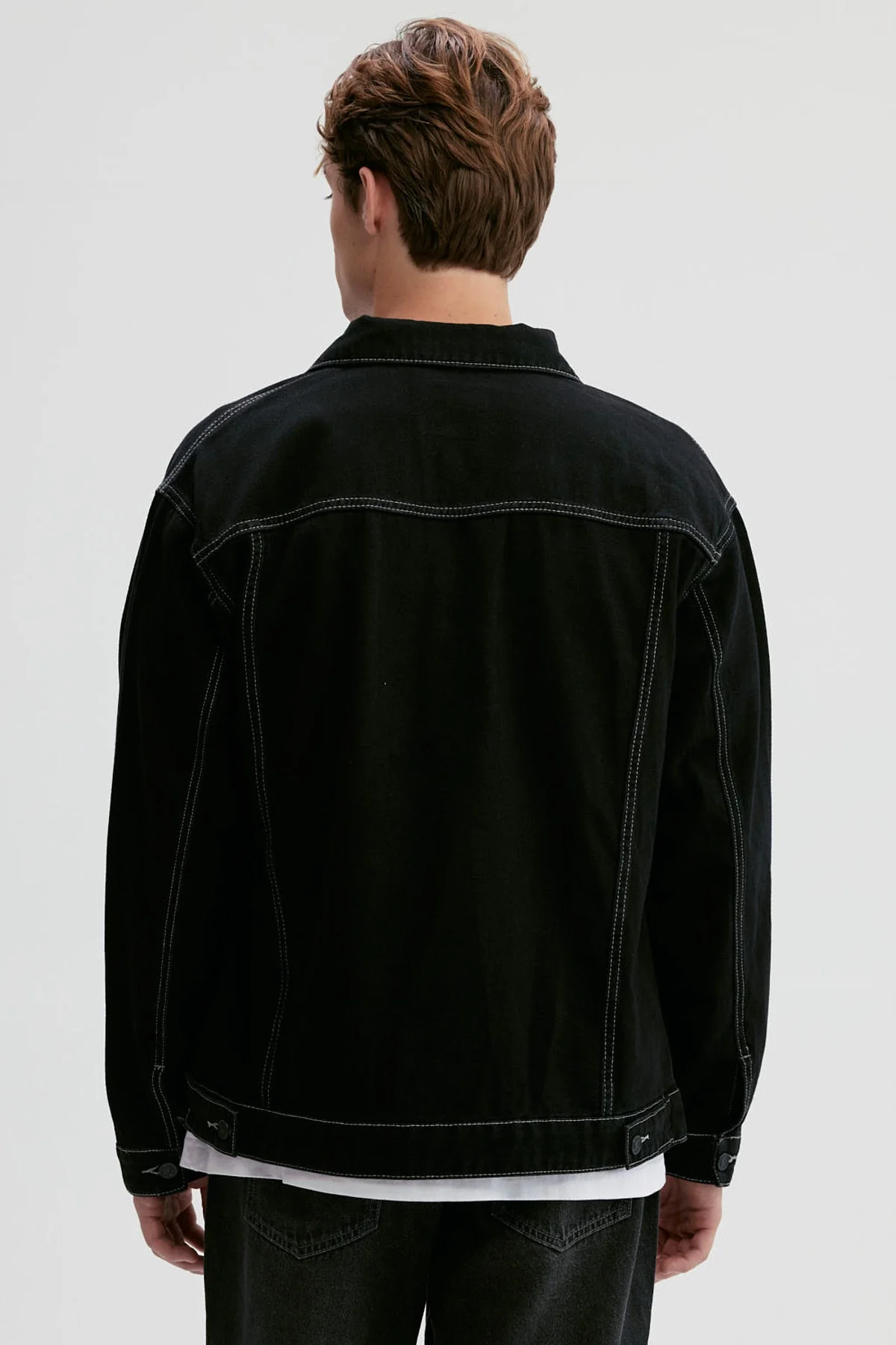 Chaqueta Hombre Clásica Negro - Image 3