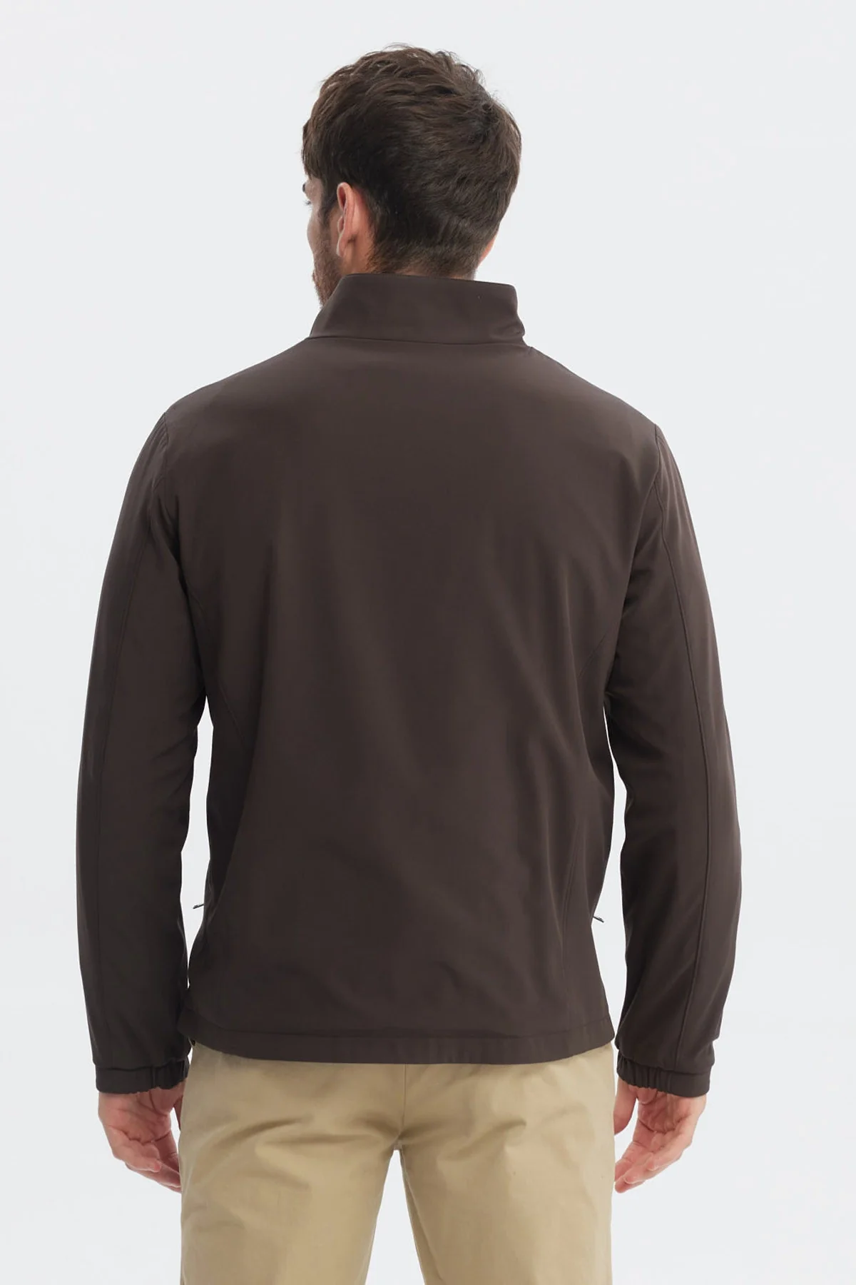 Chaqueta Hombre Slim Chocolate - Image 3