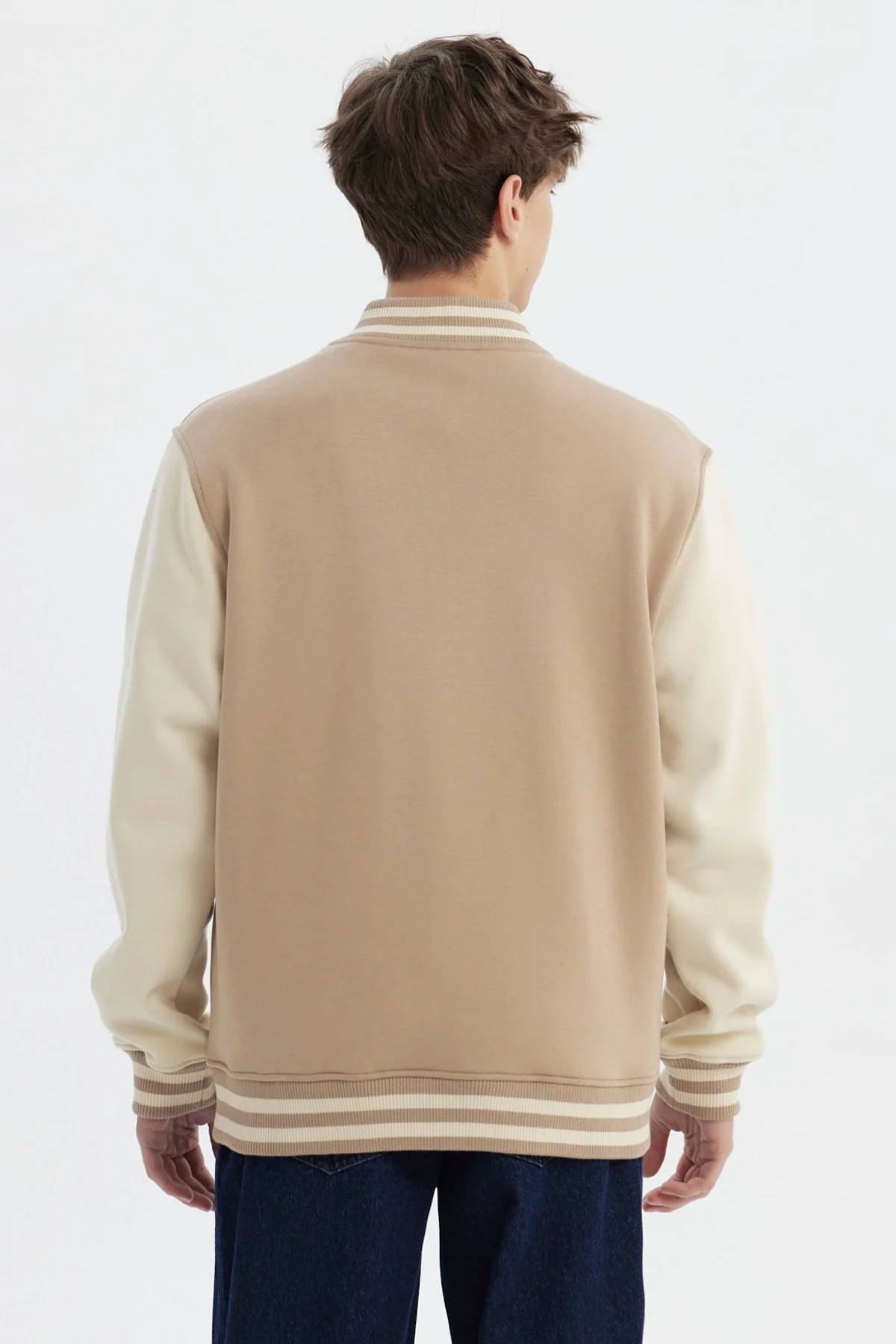 Chaqueta Hombre Slim Juvenil Beige - Image 3