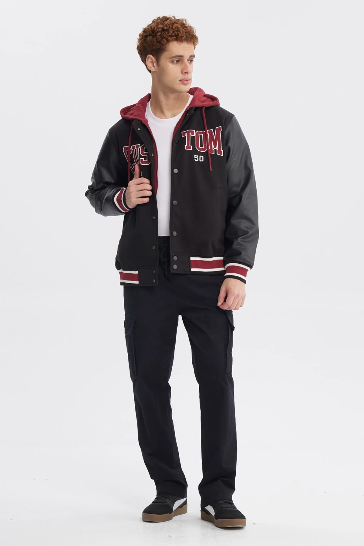 Chaqueta Hombre Slim Juvenil Negro - Image 4