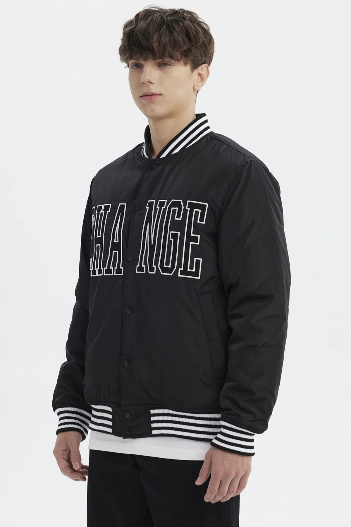 Chaqueta Hombre Slim Juvenil Negro - Image 2