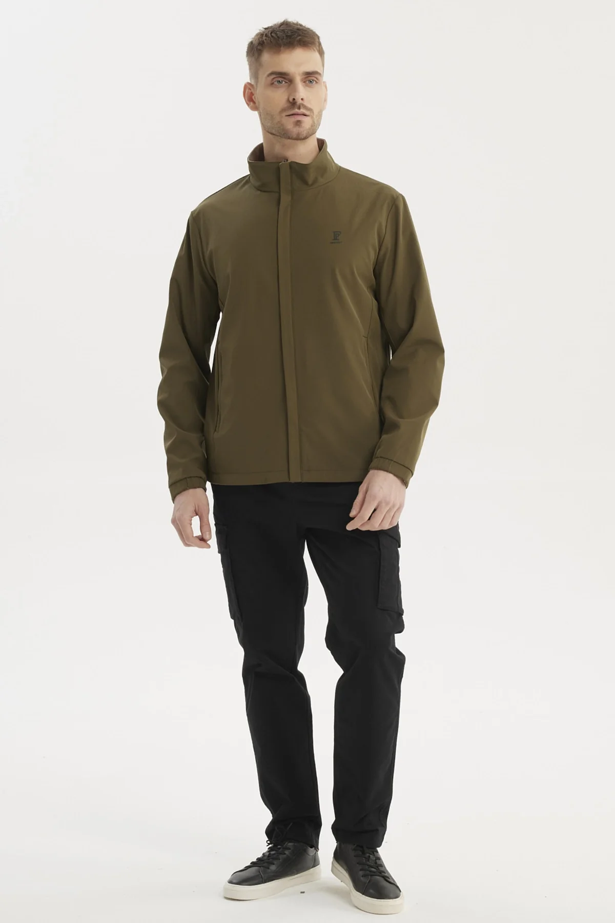 Chaqueta Hombre Slim Verde Olivo - Image 4