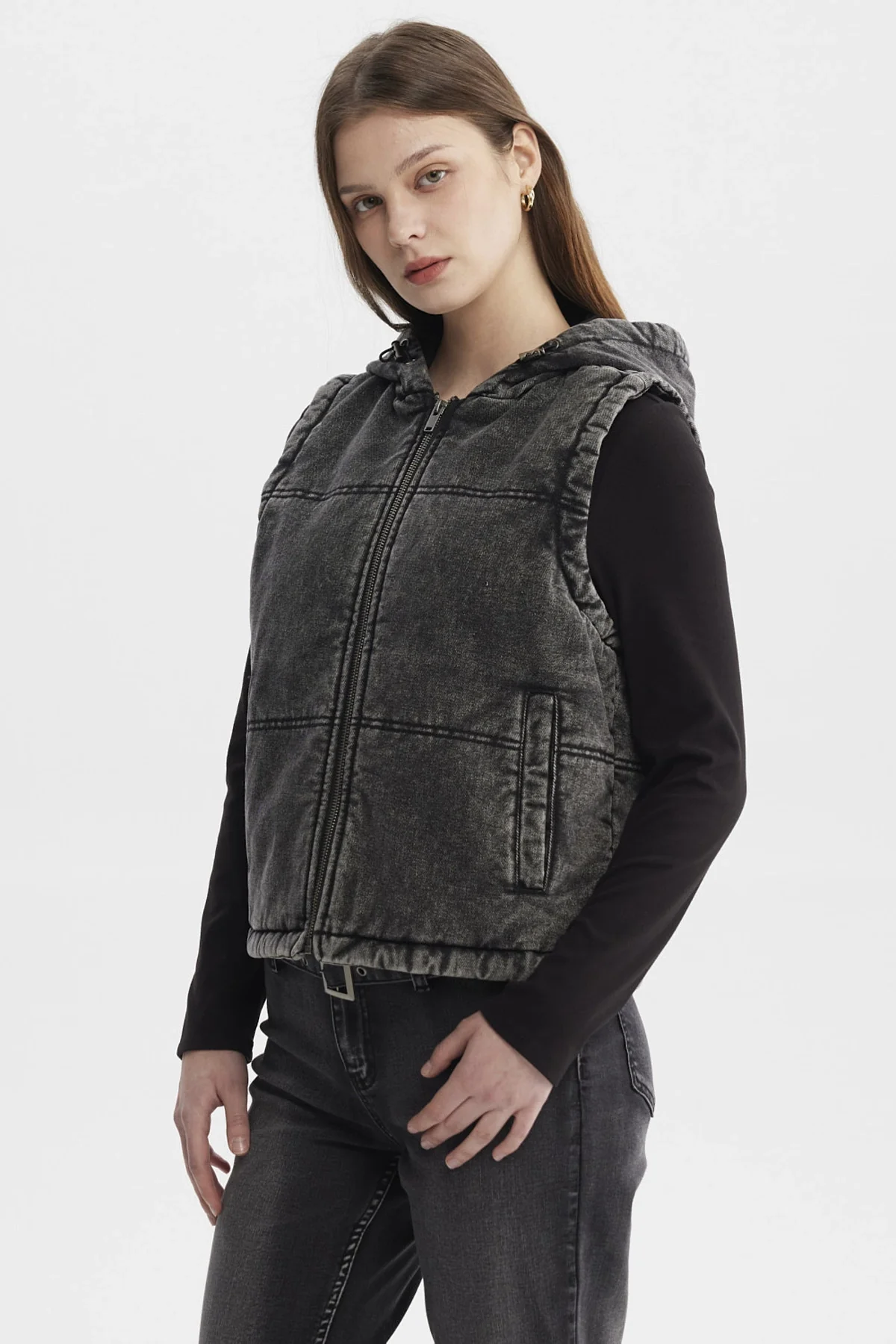 Chaqueta Mujer Abril Negro - Image 2