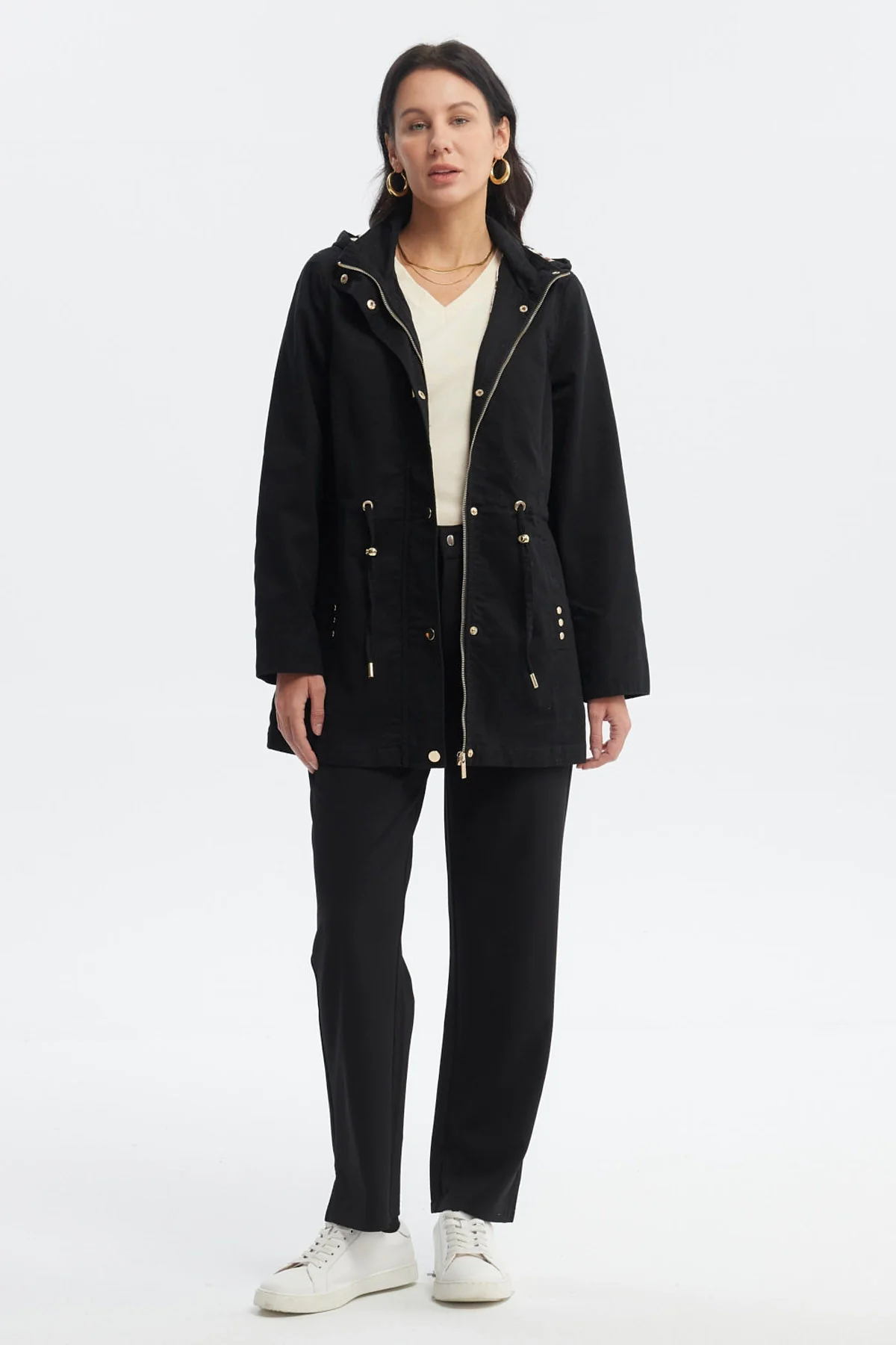 Chaqueta Mujer Ajustable Negro - Image 4