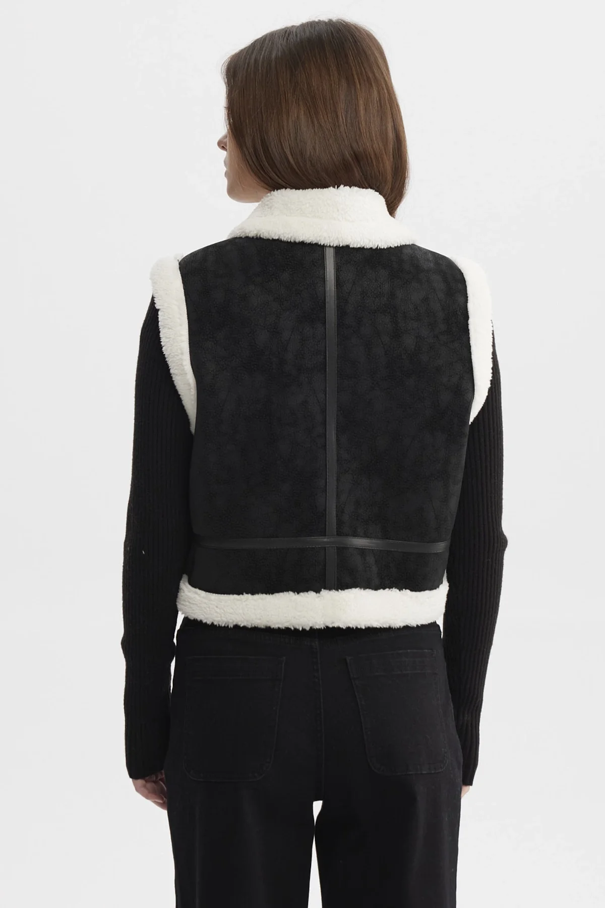 Chaqueta Mujer Aviador Negro - Image 3