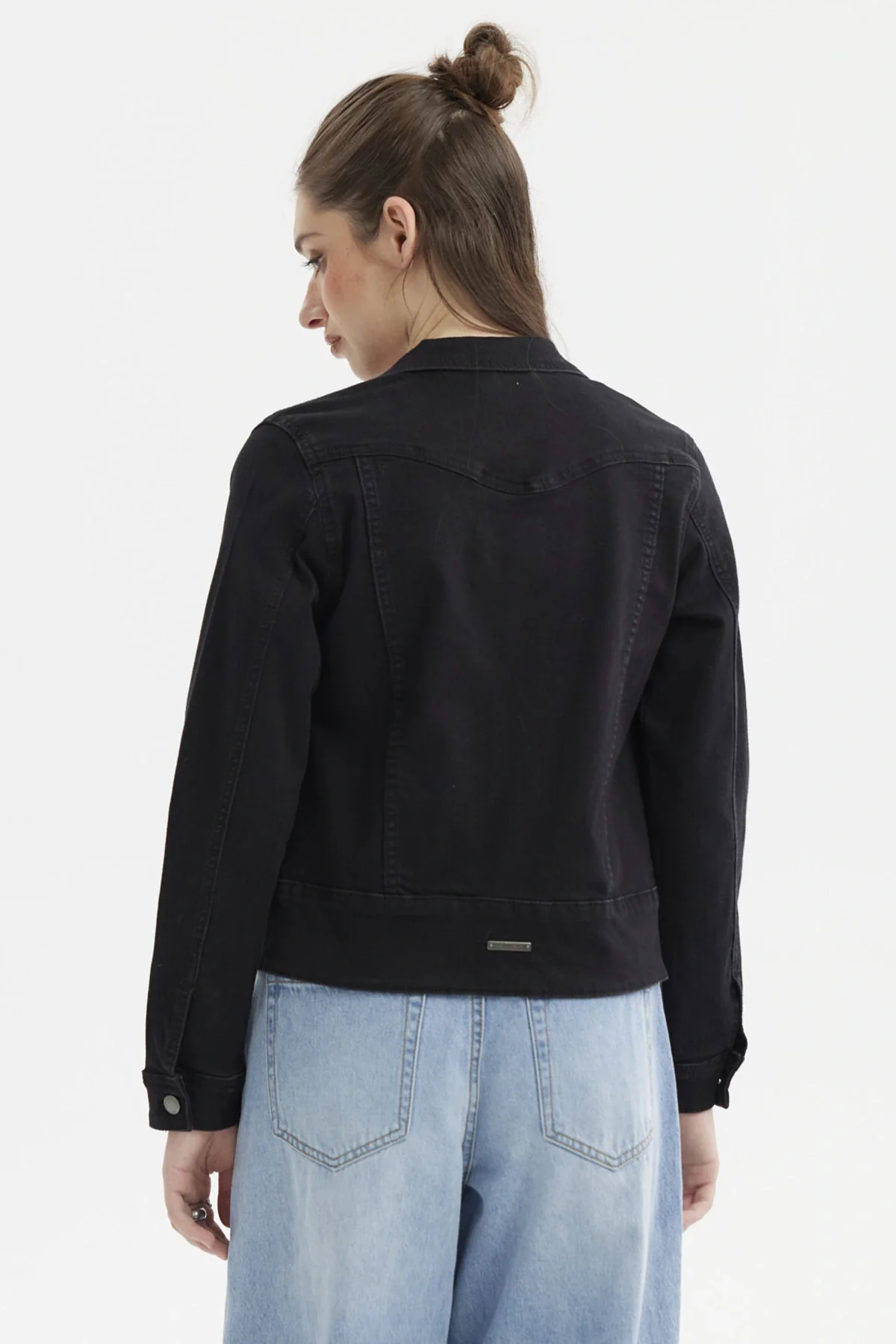 Chaqueta Mujer Clásica Negro - Image 3